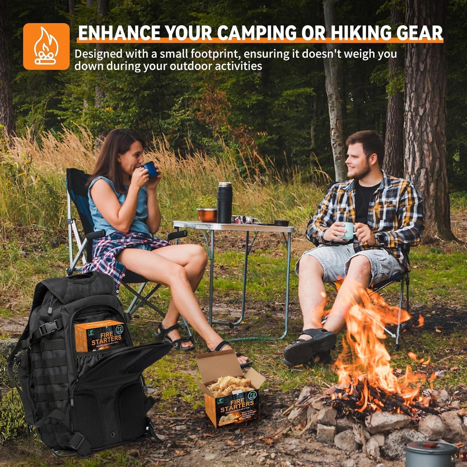 Encendedor Natural Realcook 144 Cuentas para Parrilla y Camping