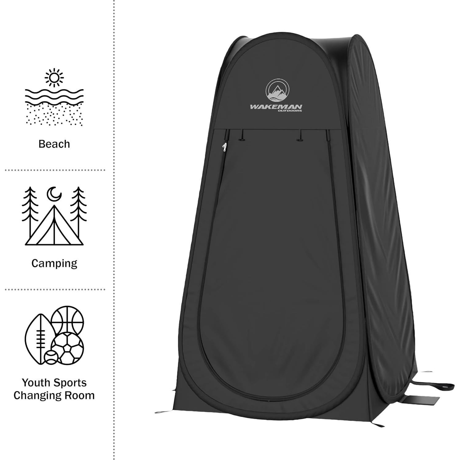 Carpa de Privacidad Portátil Wakeman 1 Persona Ducha Camping