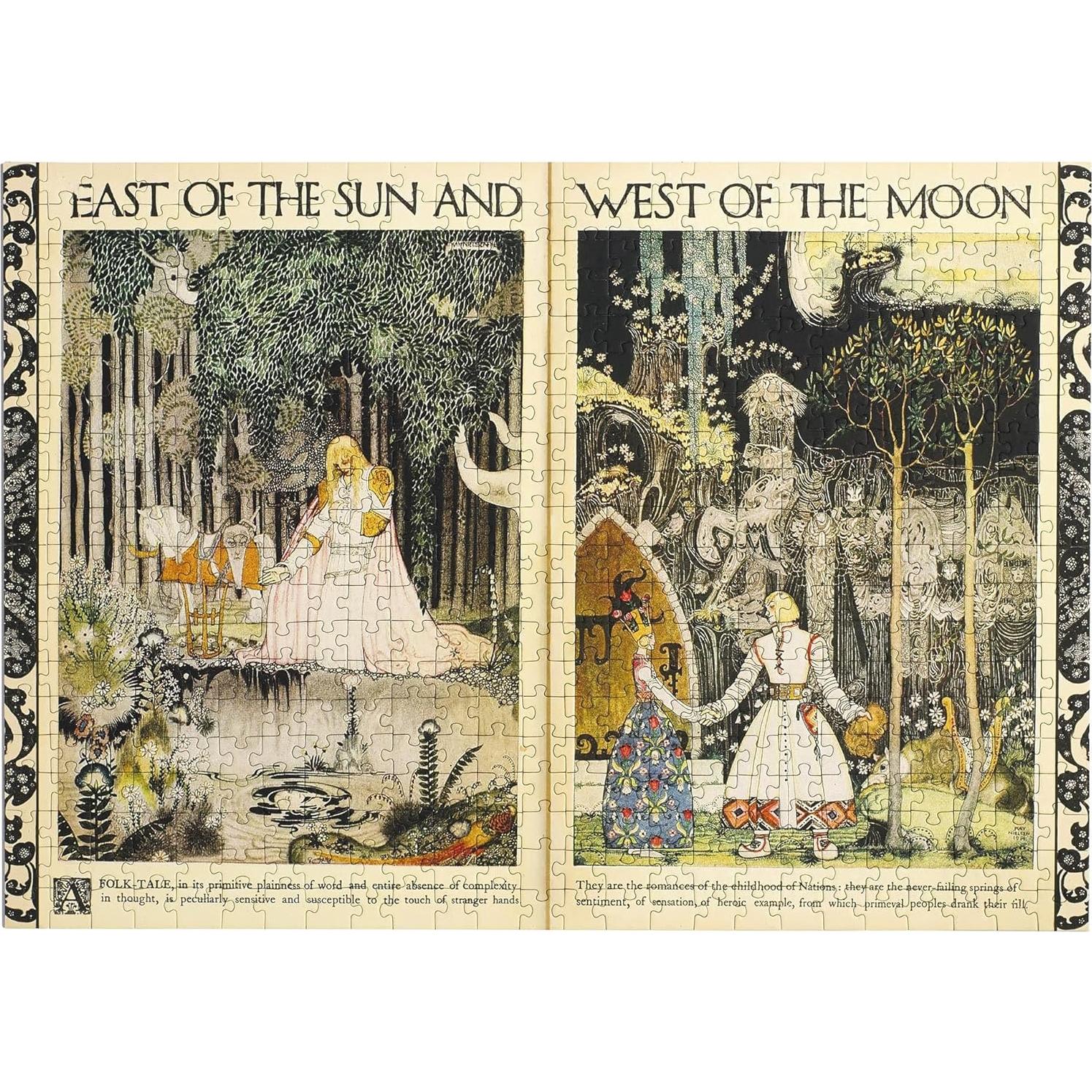 Rompecabezas Art & Fable 500 Piezas Este del Sol y Oeste de la Luna