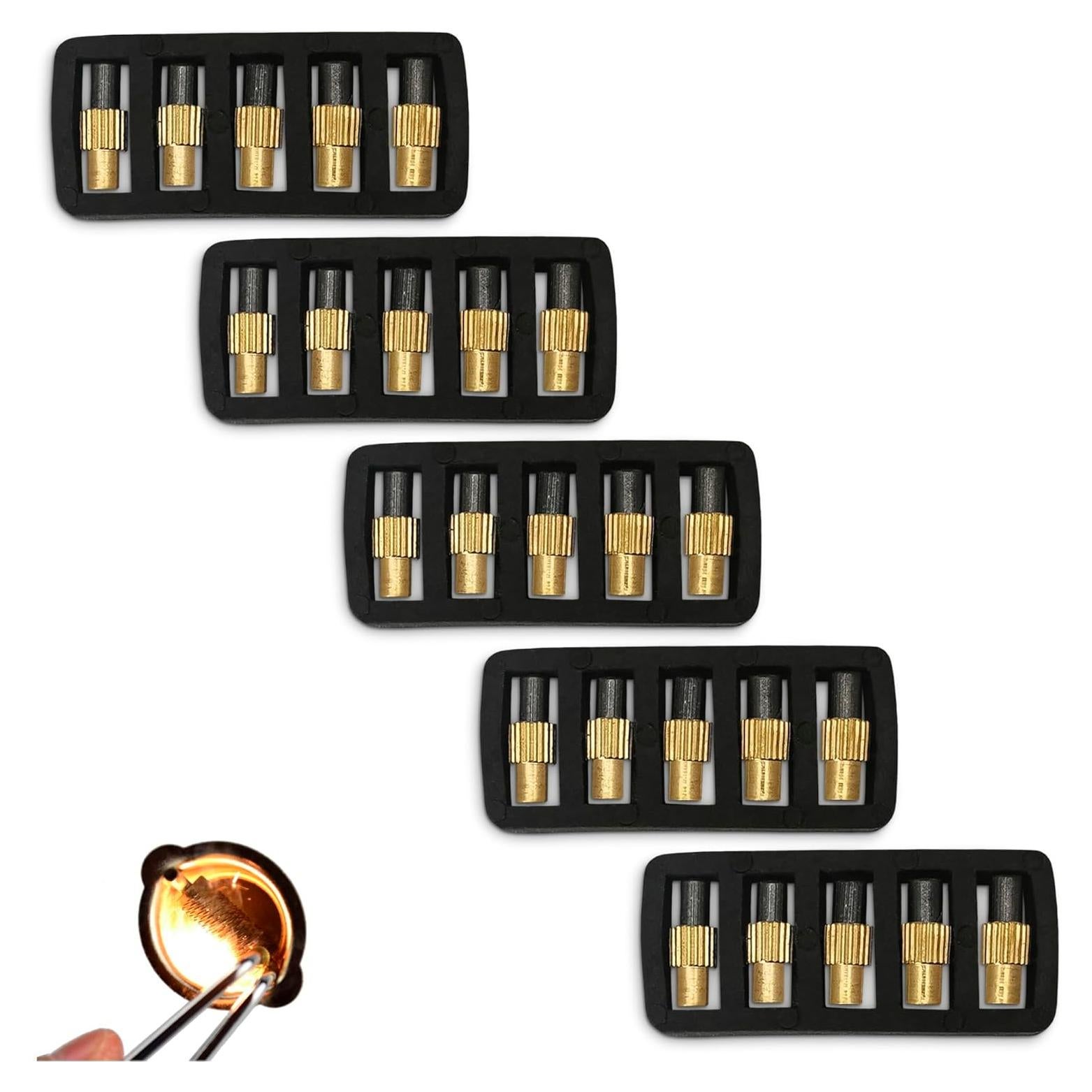 25 Piezas Chisperos de Piedra LIBERHAUS para Antorchas