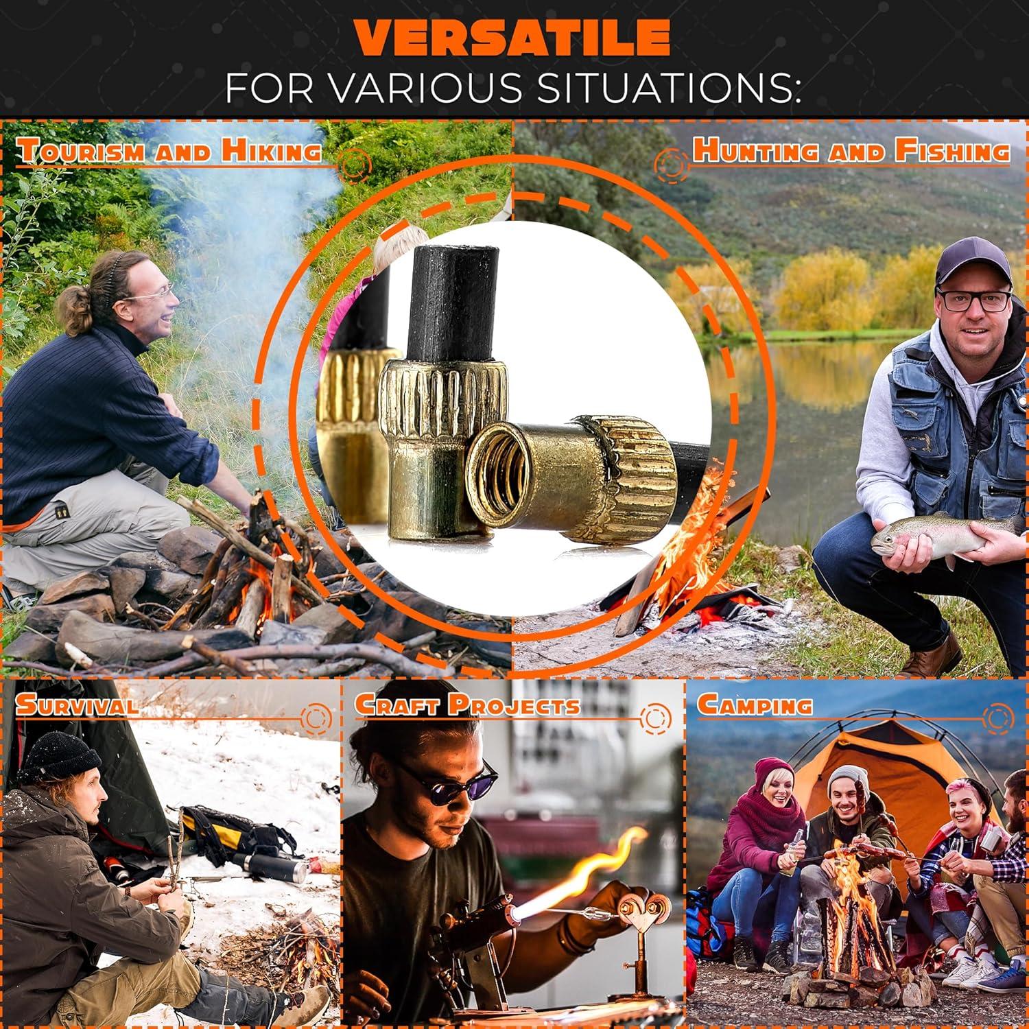 25 Piezas Chisperos de Piedra LIBERHAUS para Antorchas