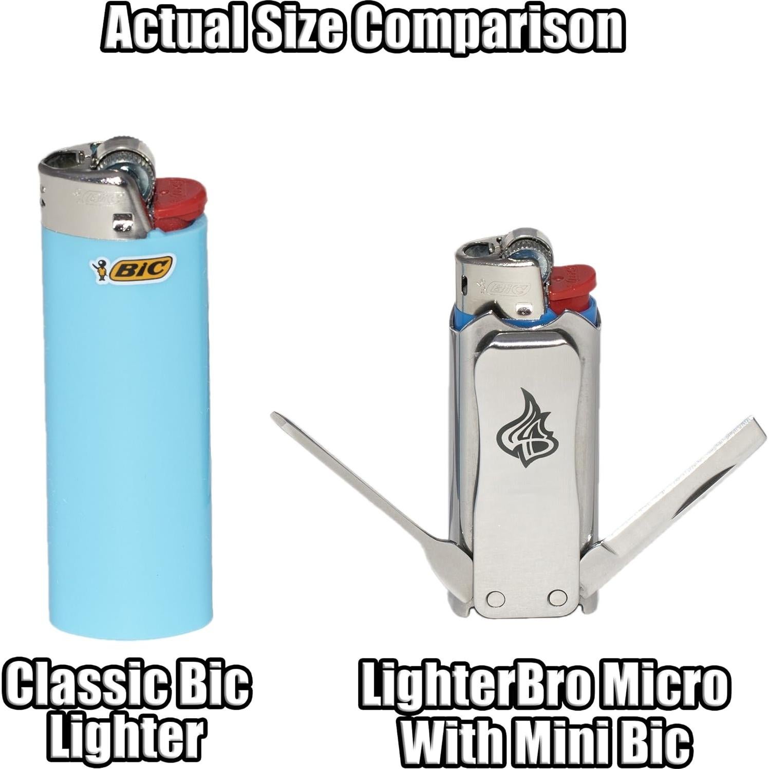 Funda Multi-Herramienta LighterBro de Acero Inoxidable