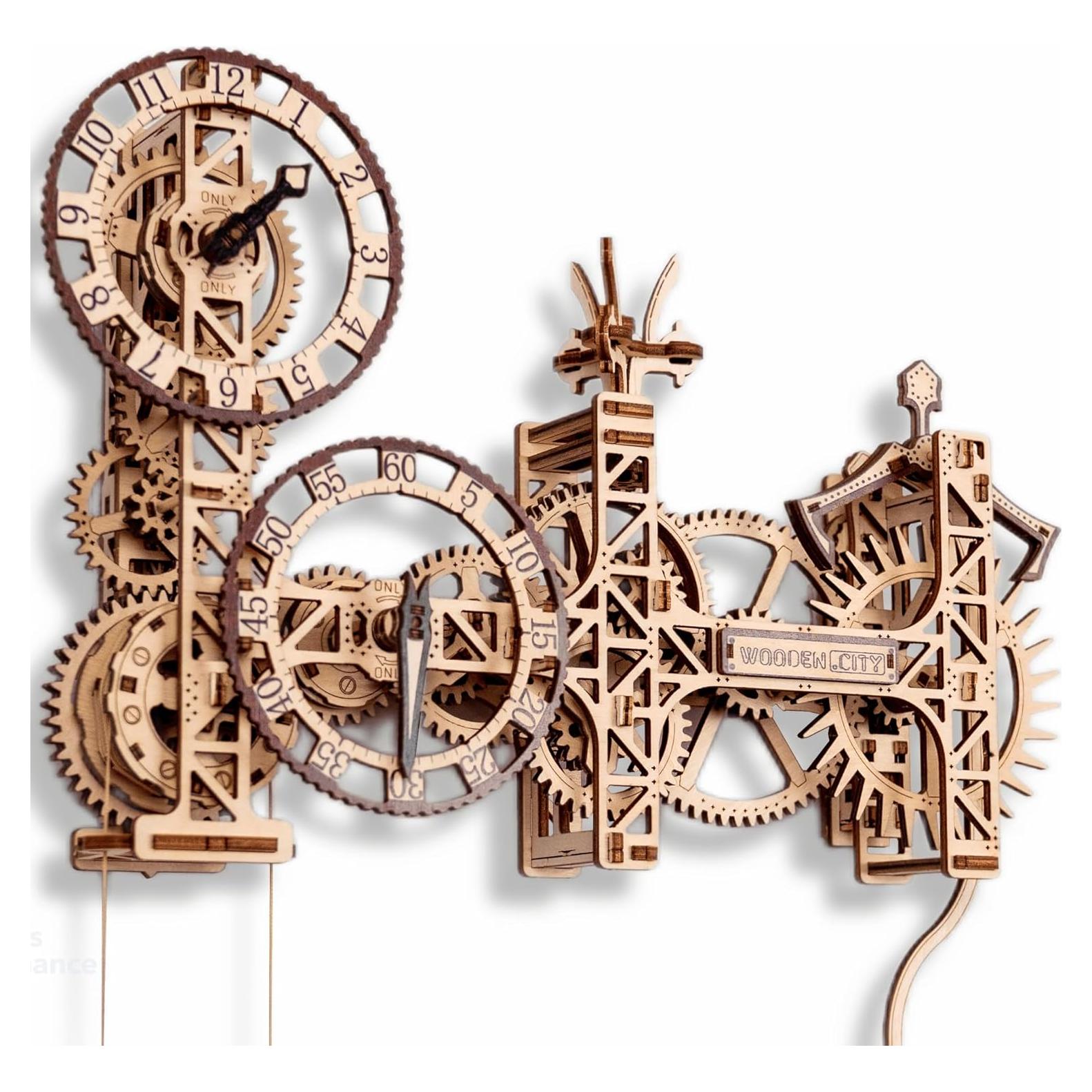 Rompecabezas 3D Reloj Steampunk WOODEN.CITY 269 Piezas