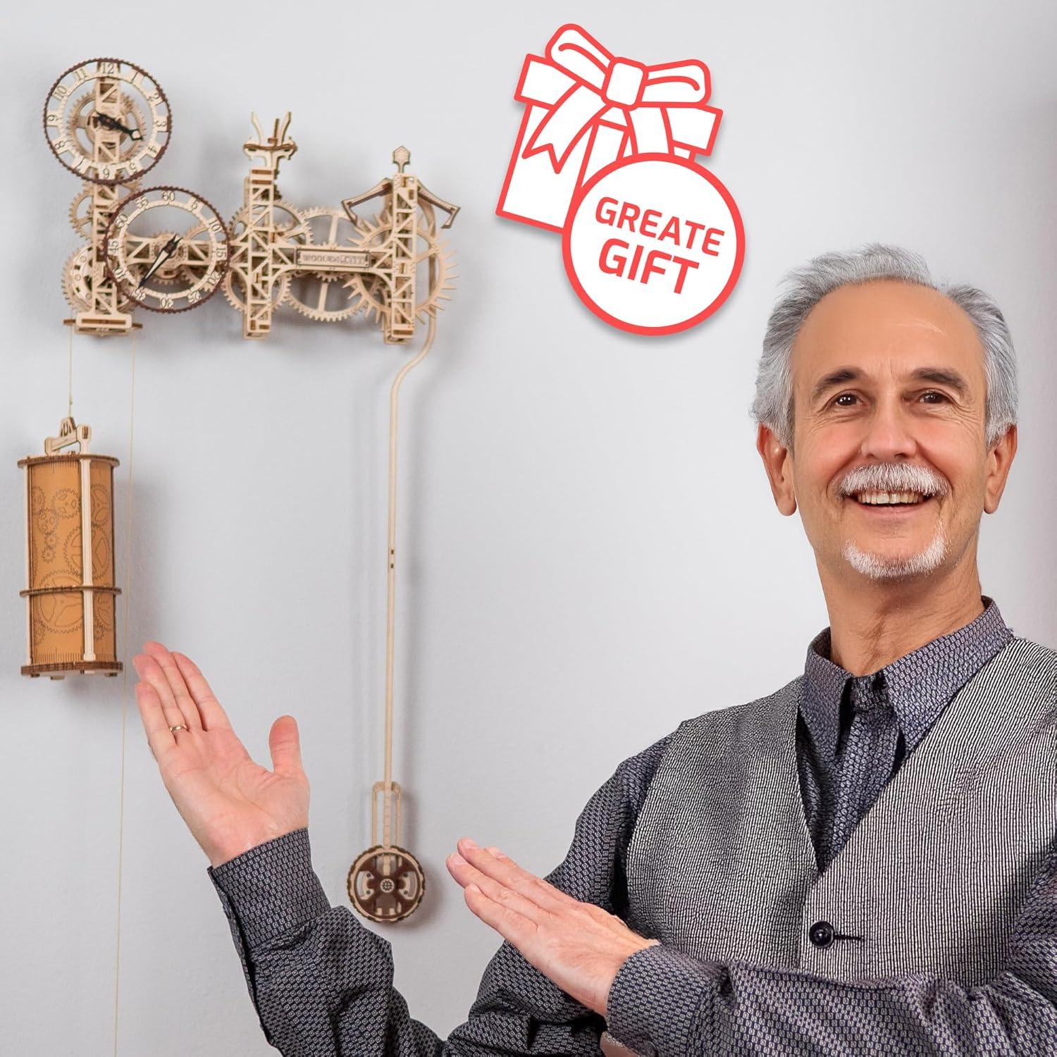 Rompecabezas 3D Reloj Steampunk WOODEN.CITY 269 Piezas