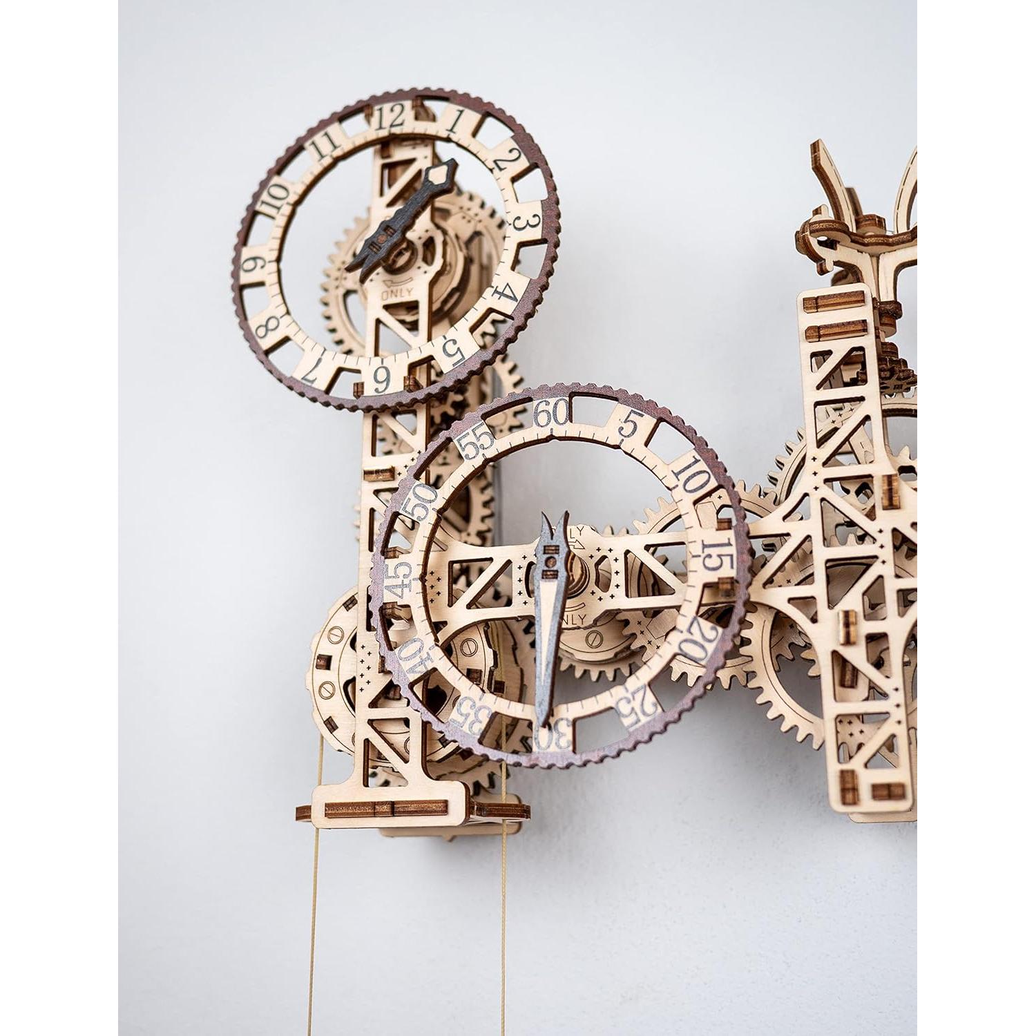 Rompecabezas 3D Reloj Steampunk WOODEN.CITY 269 Piezas