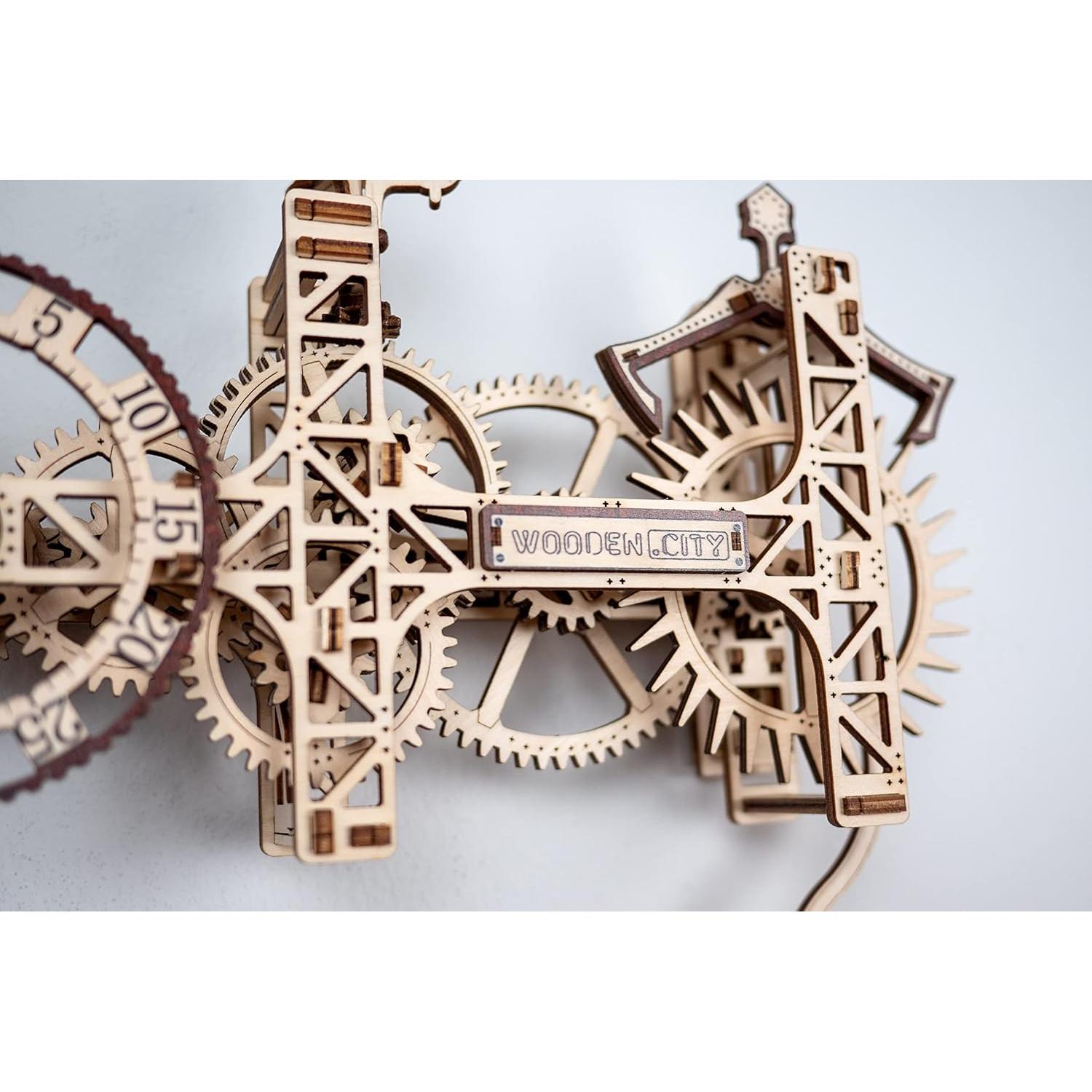 Rompecabezas 3D Reloj Steampunk WOODEN.CITY 269 Piezas