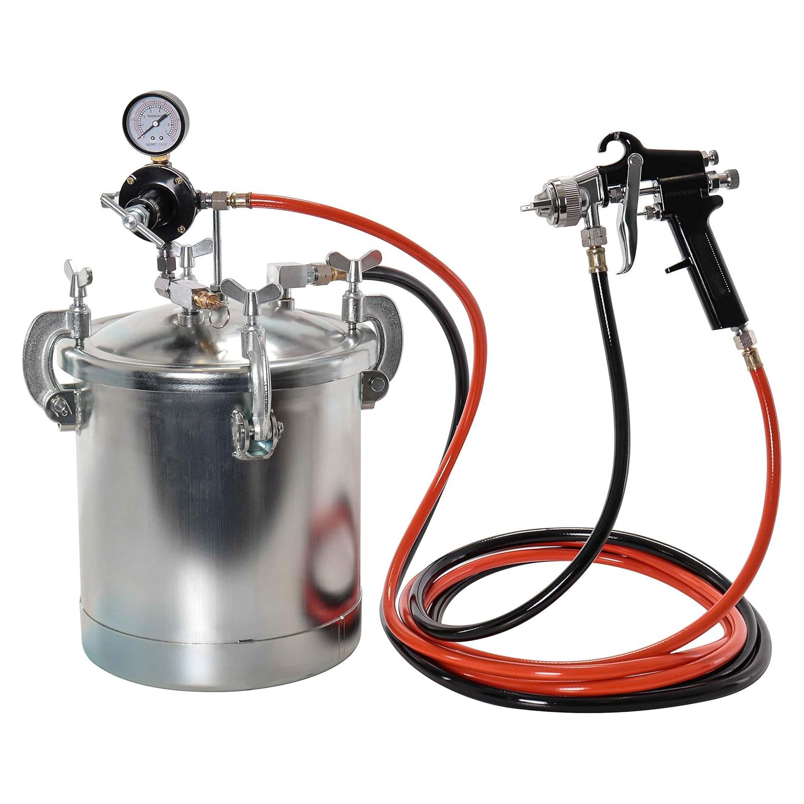 Tanque de Pintura TCP Global 10 Litros con Pistola y Mangueras