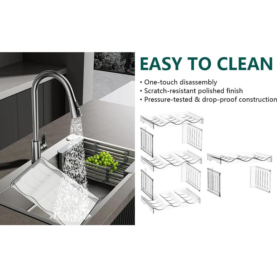 Organizador de Botellas de Agua 3 Niveles Genérico Transparente