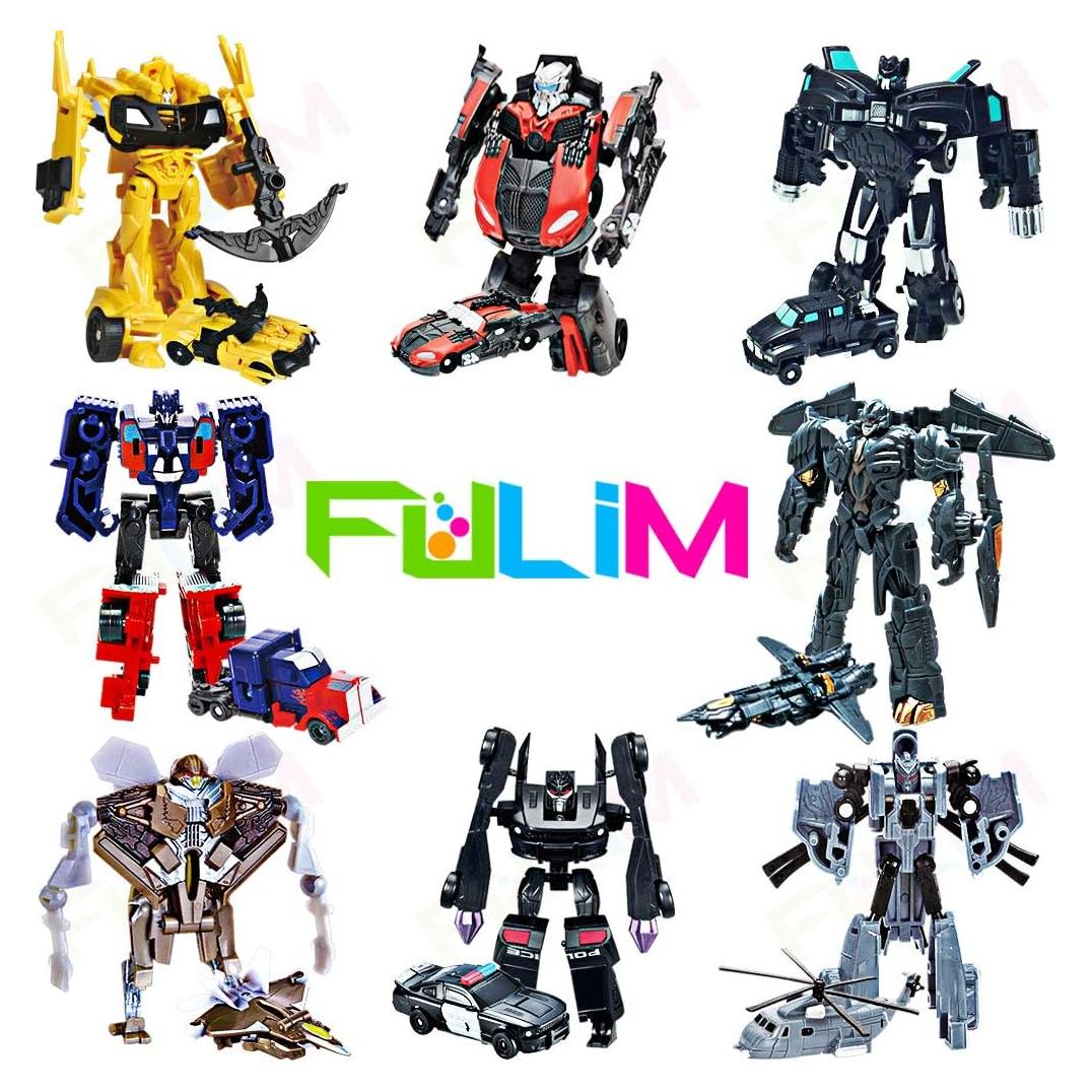 Conjunto de 8 Mini Juguetes Robot de Coche Barely Direct