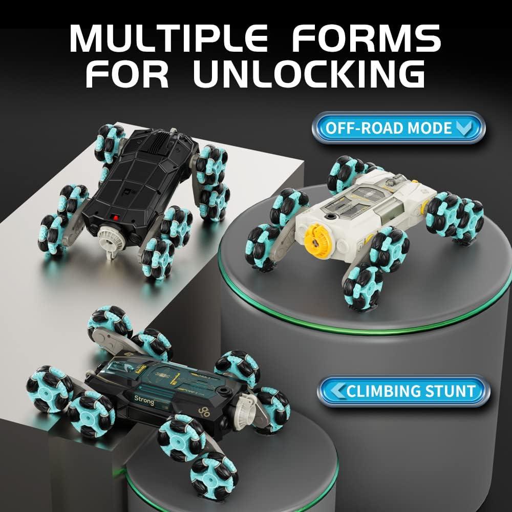 Coche Acrobático RC ATHLERIA 8WD 360° Doble Lado para Niños