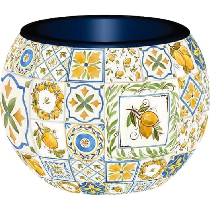 Rompecabezas 3D Macetero PieceRelax Azulejos Retro 10x10cm