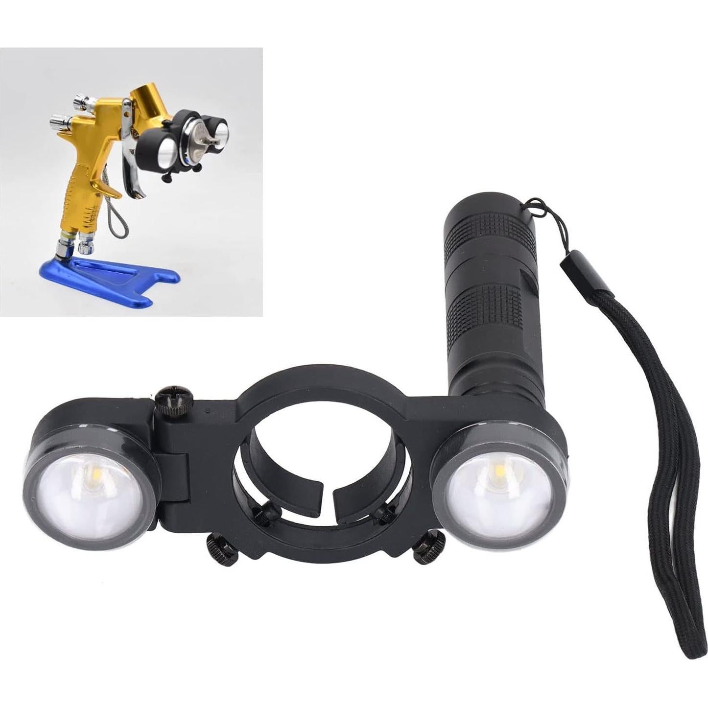 Luz LED Ajustable para Pistola de Pintura Yosoo 3 Brillos