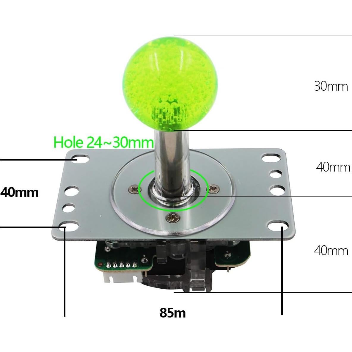 Joystick LED SJ@JX para Arcade Estilo SANWA 5V Iluminado