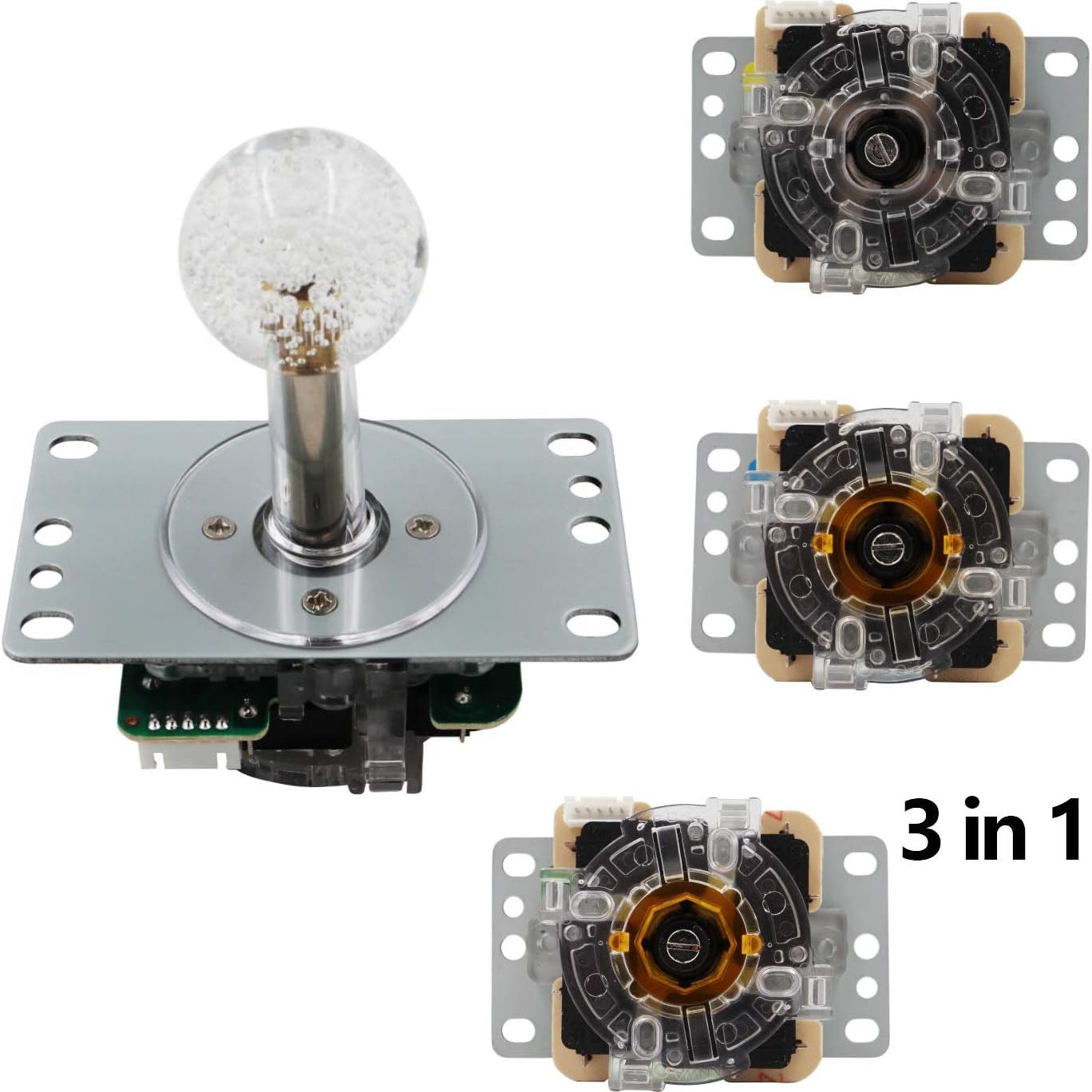 Joystick LED SJ@JX para Arcade Estilo SANWA 5V Iluminado