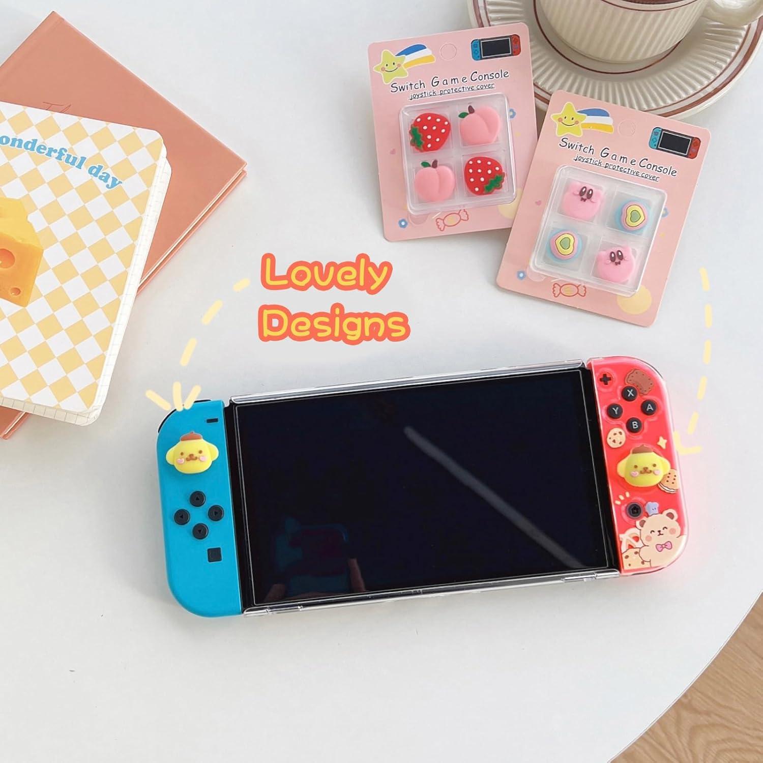 Tapas de agarre para pulgar Acylulu para Nintendo Switch - 4PCS