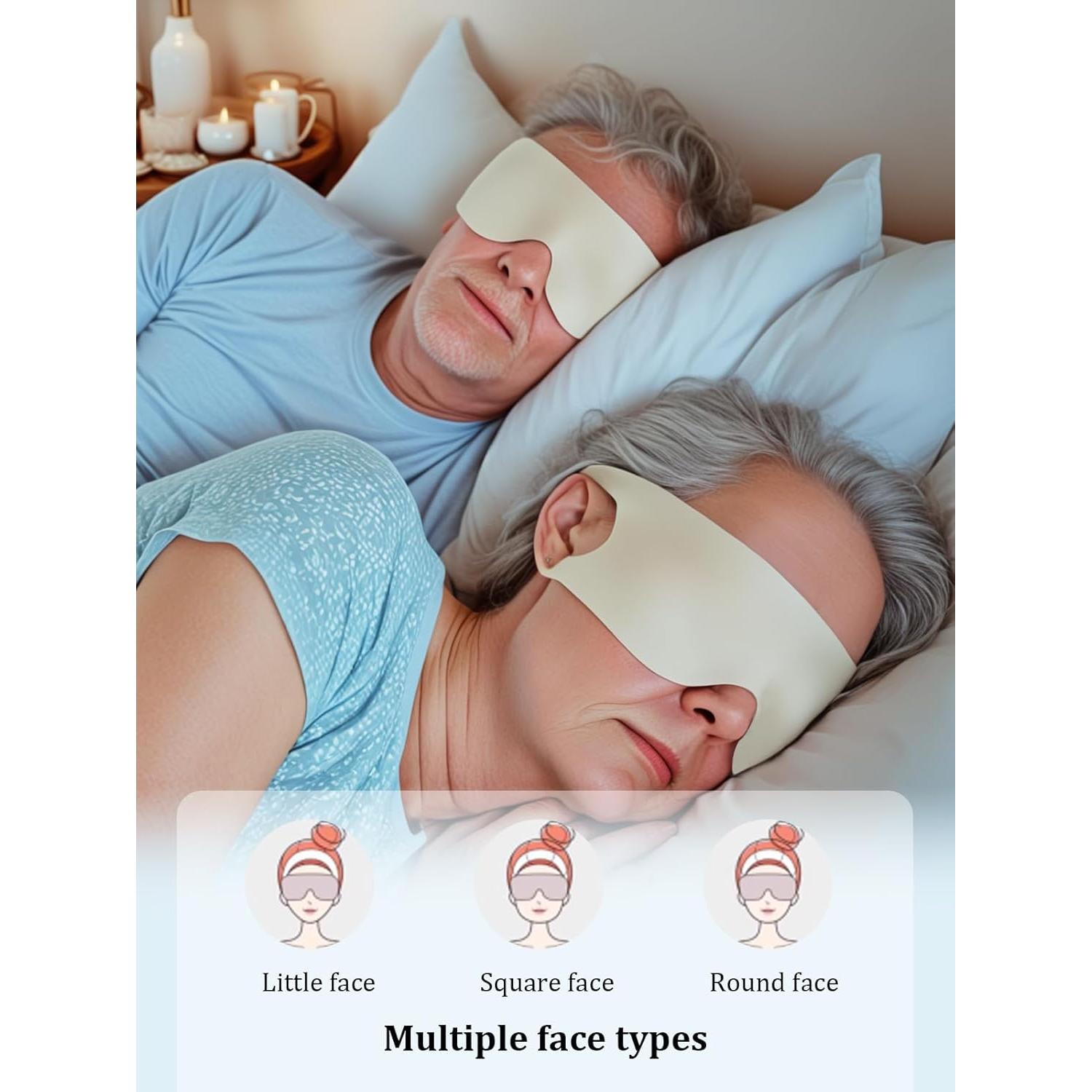 Sleep Mask for Women,Men,Kids-Light Blocking Eye Mask and Eye Covers,Breathable Blackout Sleeping Mask,Zero Pressure for All Sleep Positions,Travel & Yoga,7 Pack
