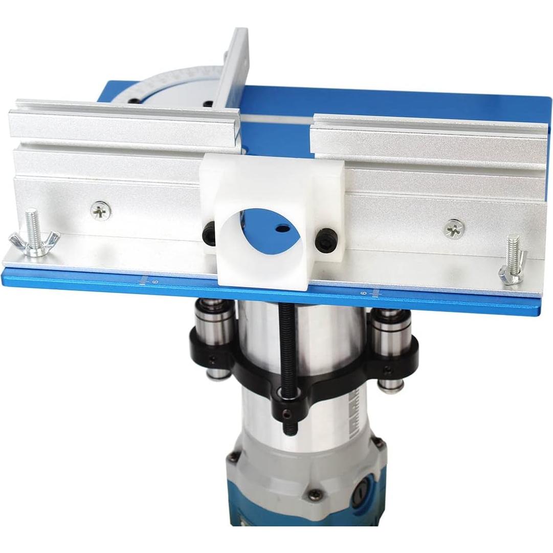 Placa de Inserción para Mesa de Router KETIPED 240x200 mm Azul