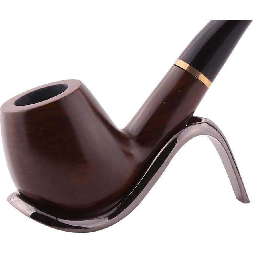 Soporte de Pipa de Tabaco Canjoyn de Metal Plateado - 3 Piezas