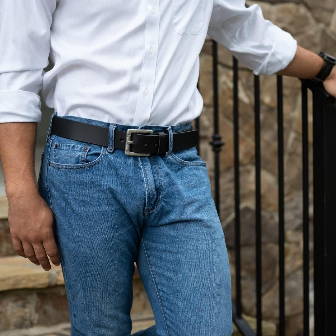 Cinturón Pathfinder - Cuero Grano Completo 38mm Negro