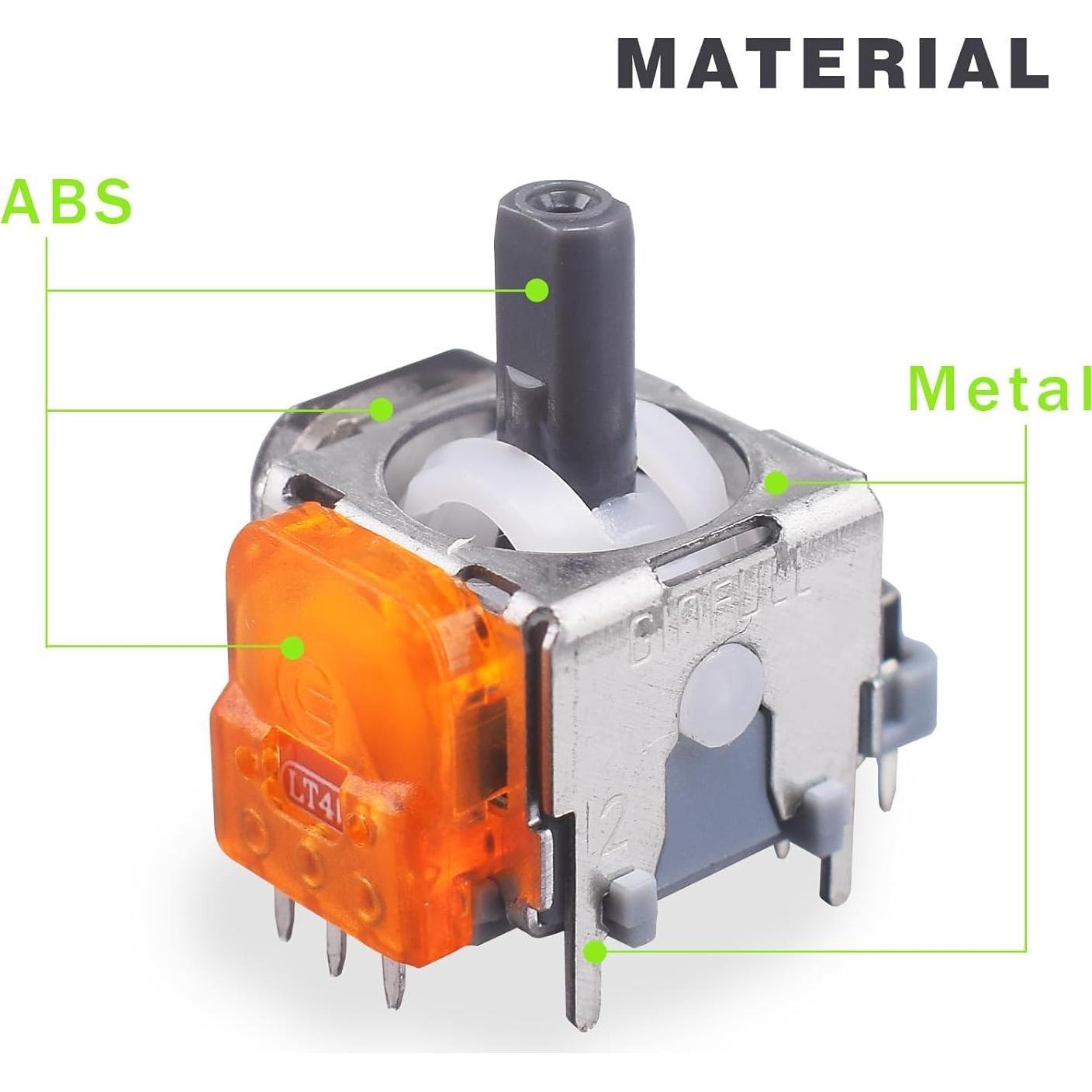 Joystick Electromagnético TMR para Xbox/PS5/PS4/Switch - 10 Piezas