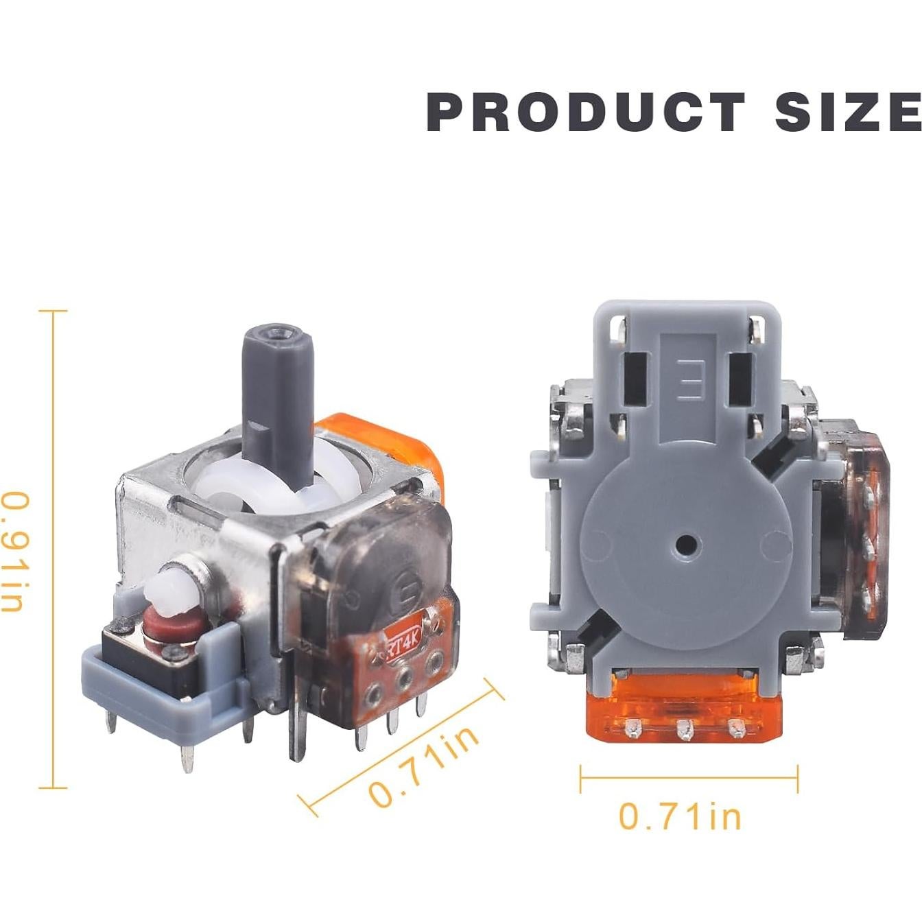 Joystick Electromagnético TMR para Xbox/PS5/PS4/Switch - 10 Piezas