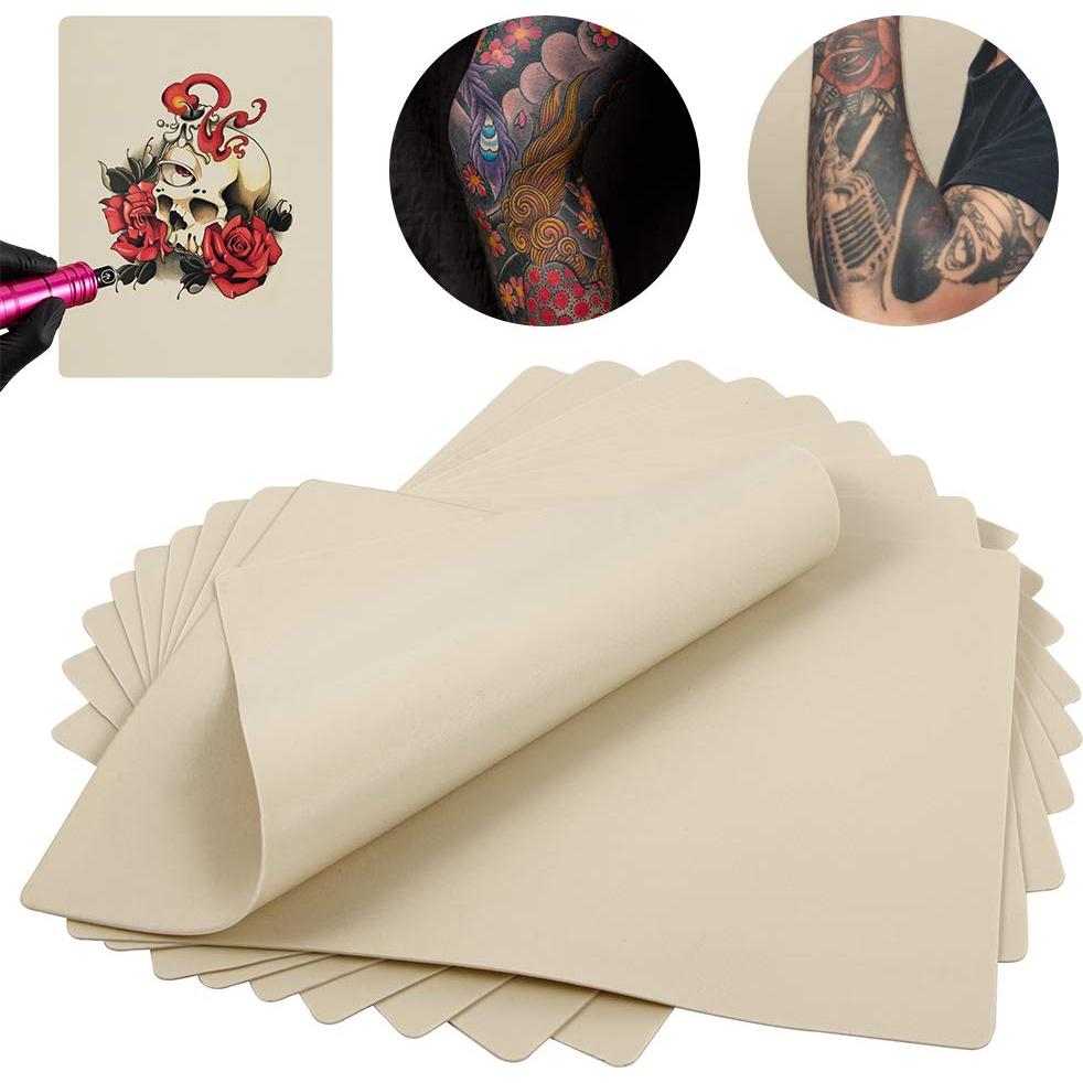 Piel de Práctica de Tatuaje Romlon 5Pcs 20.32x15.24cm Doble Cara