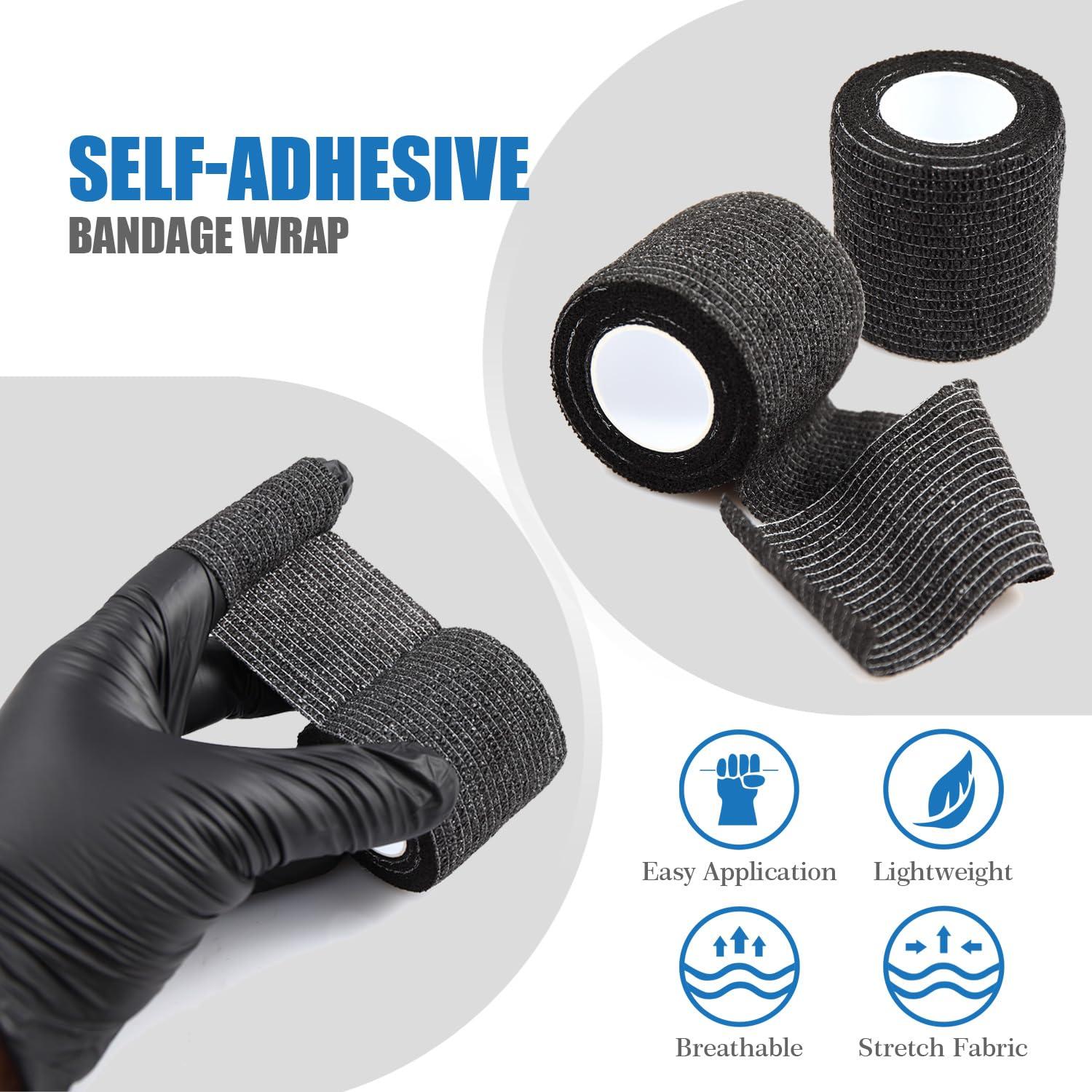 Cubiertas de máquina de tatuaje 200pcs + Cinta de agarre 4pcs