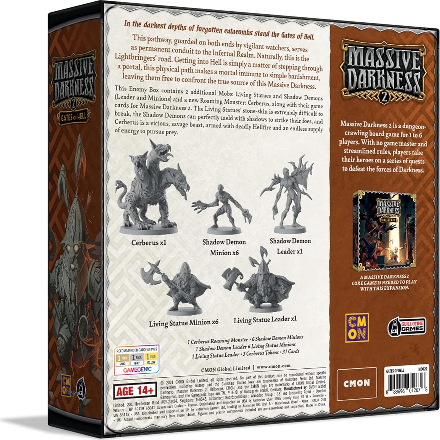 Massive Darkness 2 Expansión Puerta del Infierno | Juego de Mesa