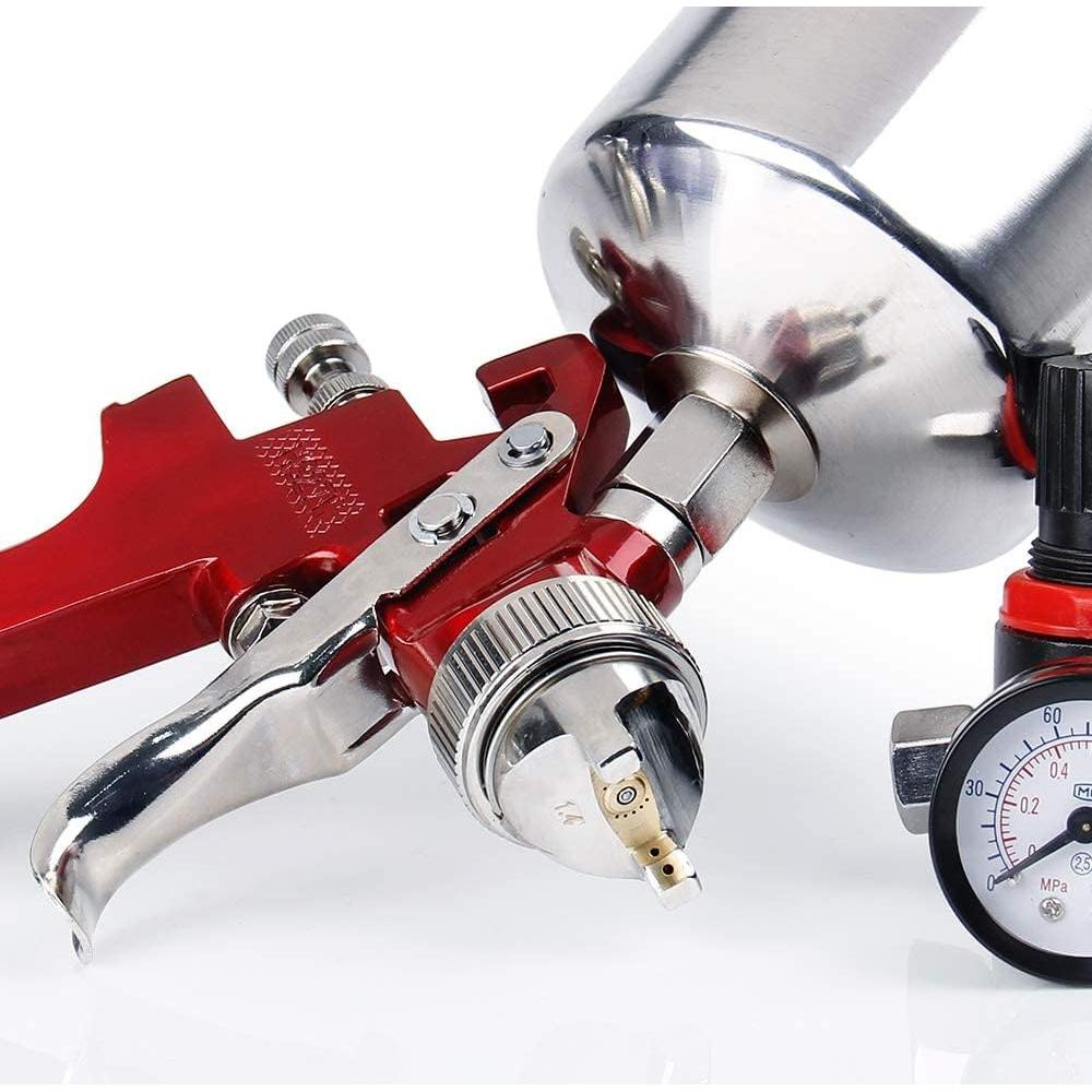 Pistola de Pulverización HVLP BANG4BUCK 1L 1.4mm 1.7mm 2.5mm