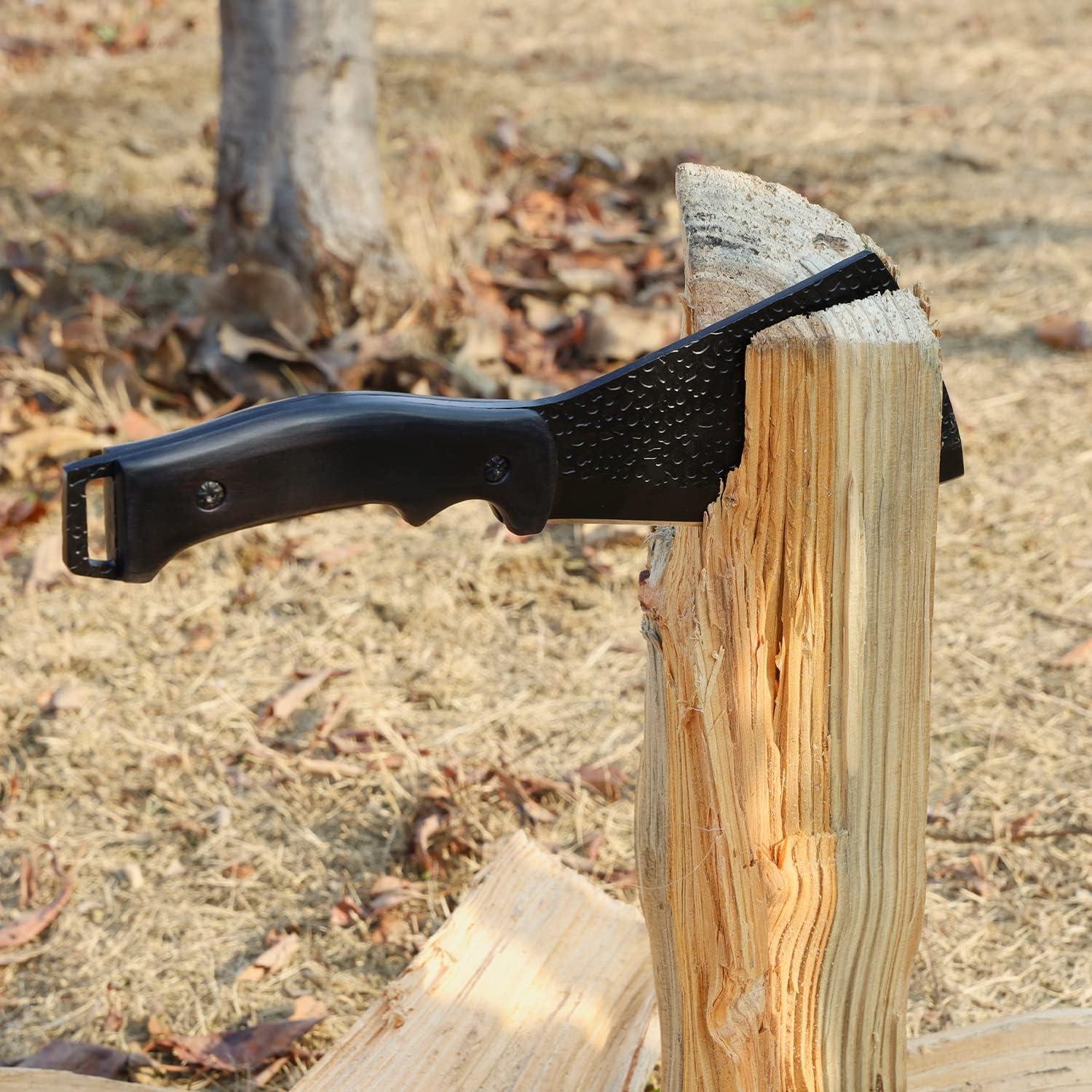 Hacha Táctica Leopcito 27.5 cm con Funda para Camping