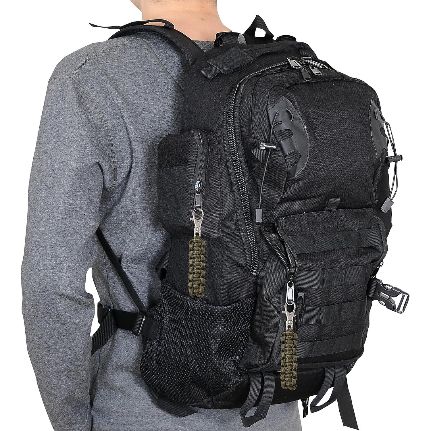 Tiradores de Cremallera Paracord Techion - Paquete de 4 Unidades