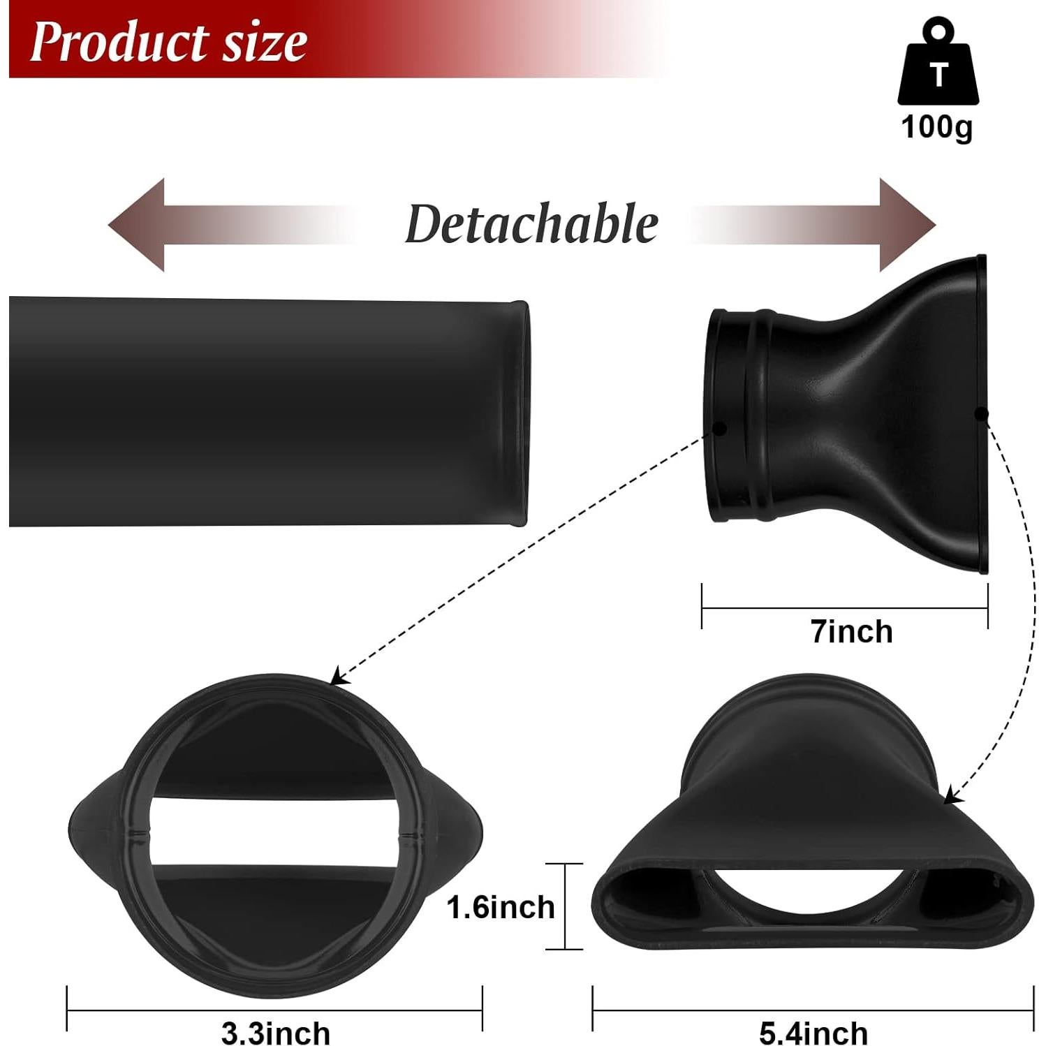 Boquilla Plana Milwaukee M18 2724-20/2724-21 - Plástico ABS