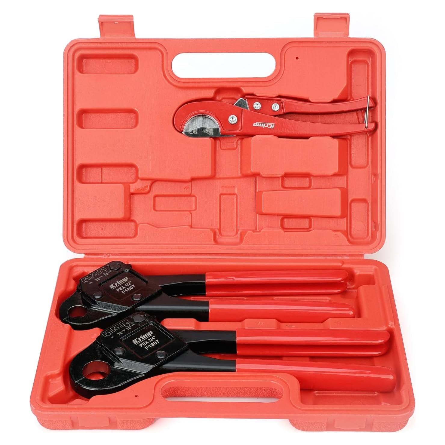 Kit de Herramientas de Crimpado PEX iCrimp IWS-1807CE 3 Piezas