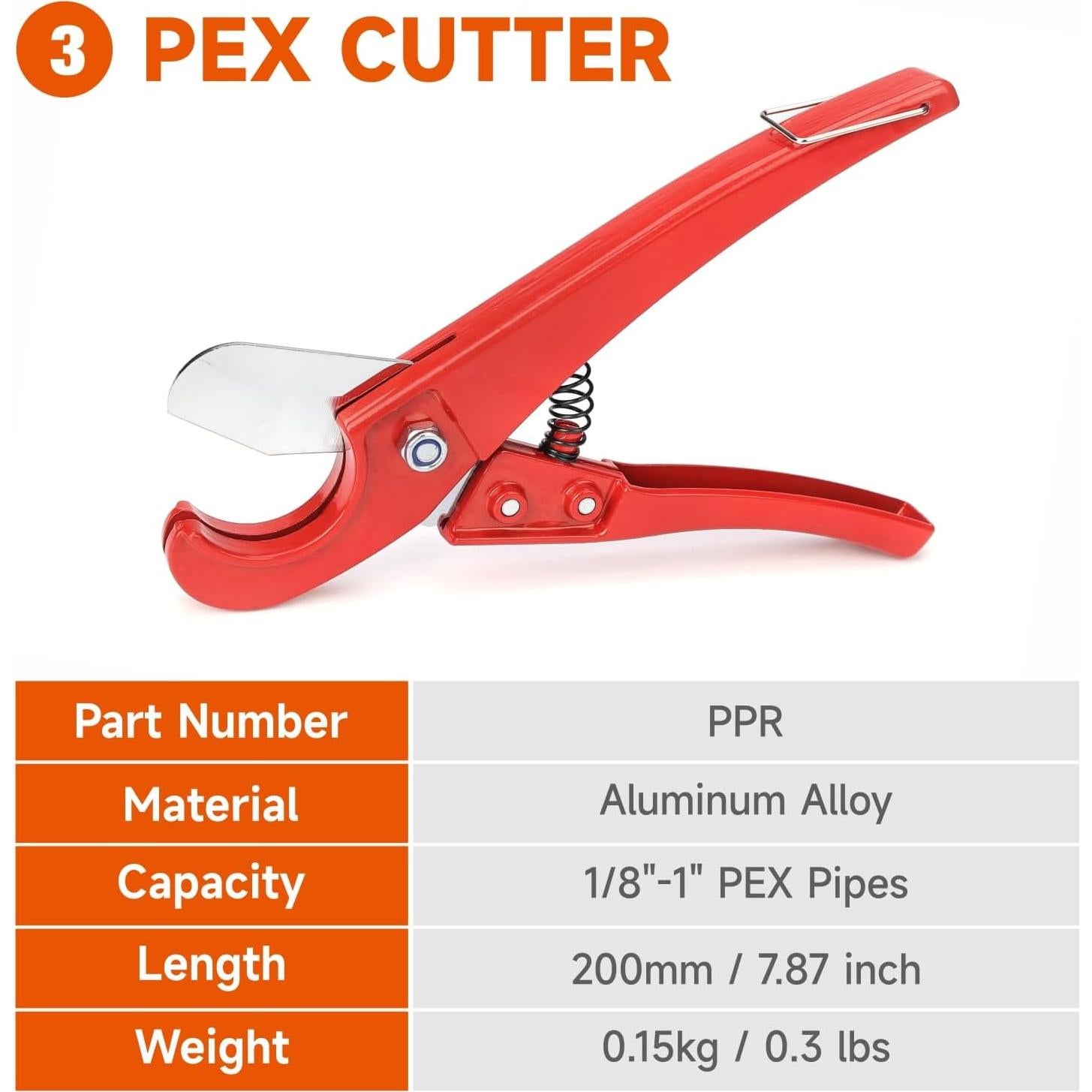 Kit de Herramientas de Crimpado PEX iCrimp IWS-1807CE 3 Piezas