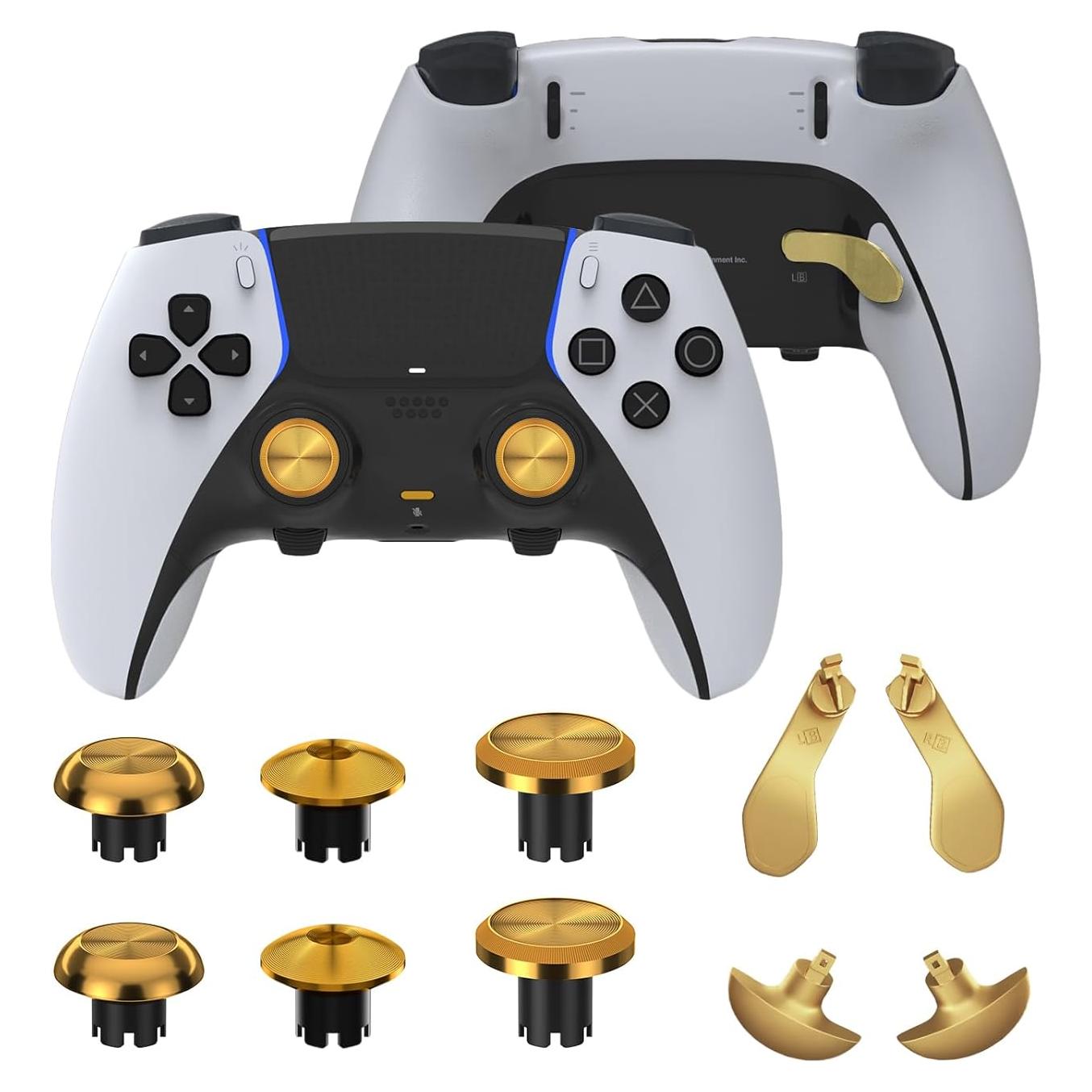 Palancas de Metal CHARM FOCUS para Controlador PS5 Edge - 10 en 1