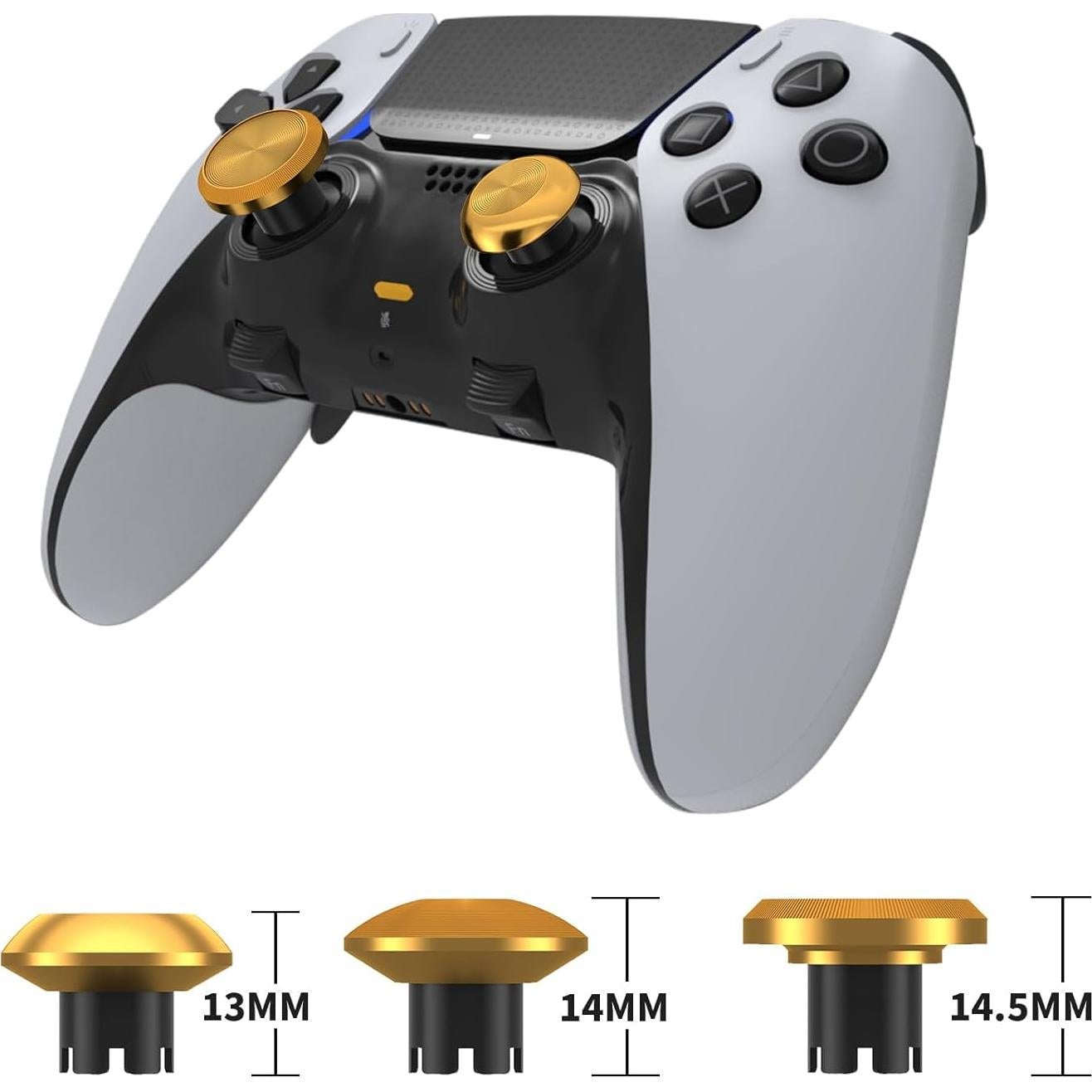 Palancas de Metal CHARM FOCUS para Controlador PS5 Edge - 10 en 1