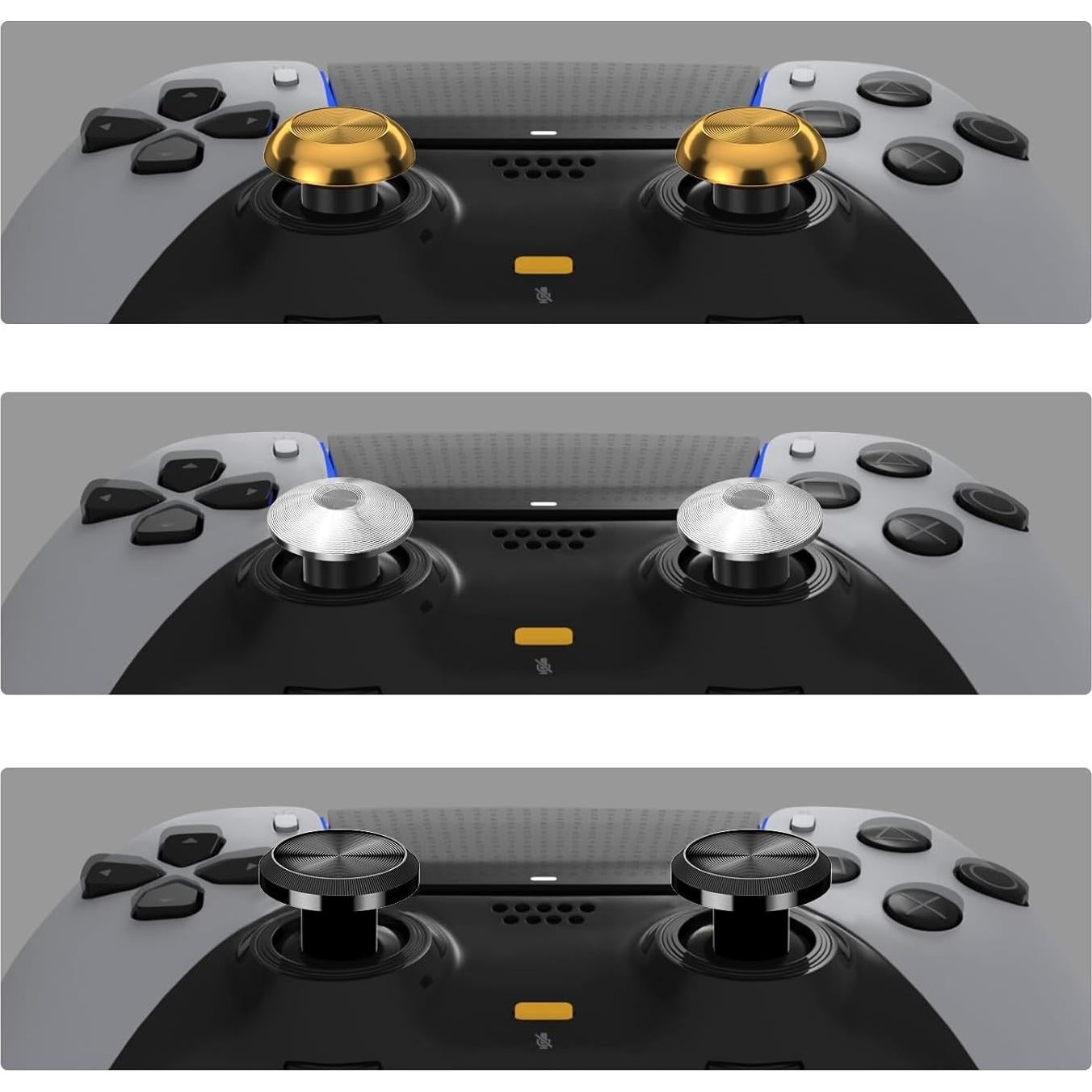 Palancas de Metal CHARM FOCUS para Controlador PS5 Edge - 10 en 1