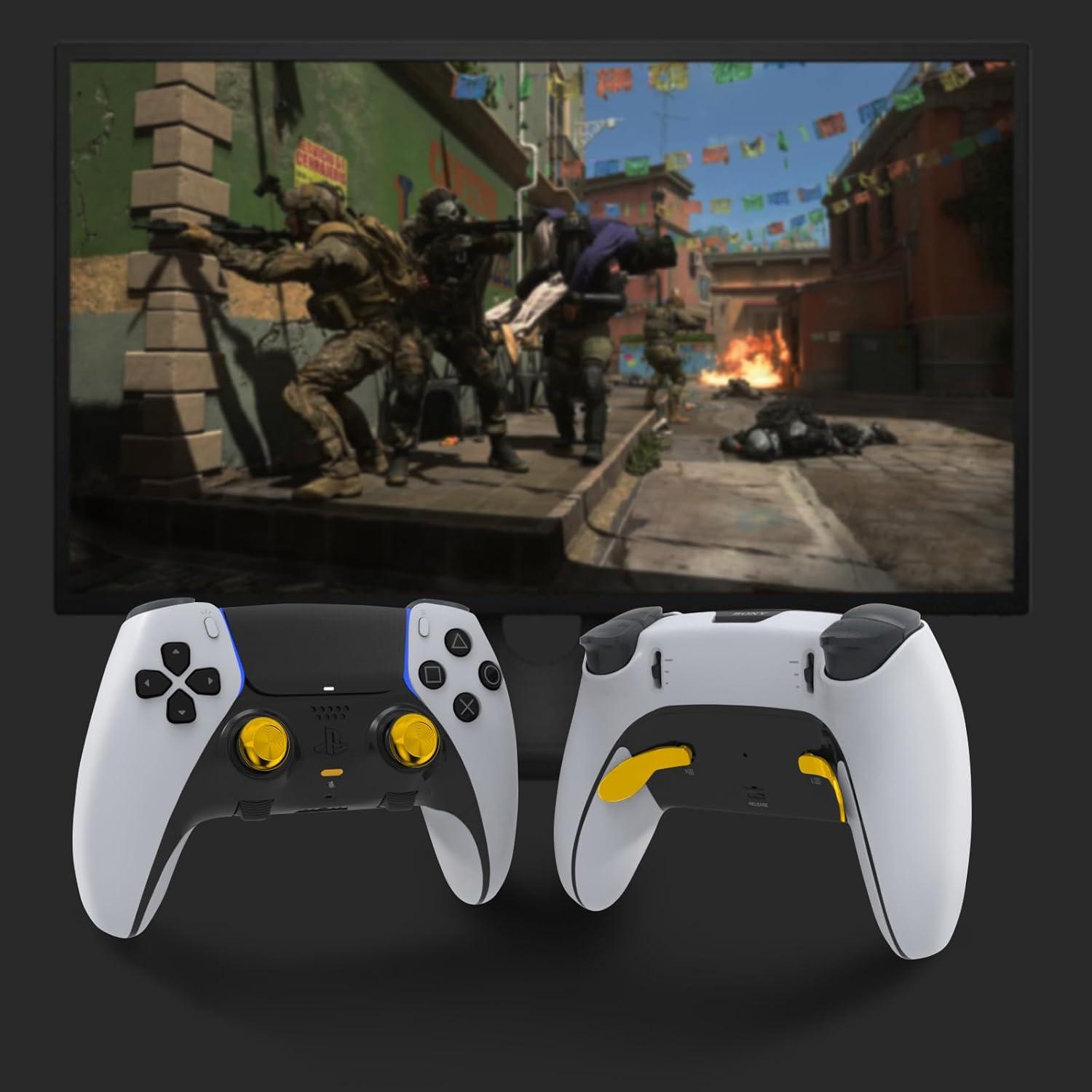 Palancas de Metal CHARM FOCUS para Controlador PS5 Edge - 10 en 1