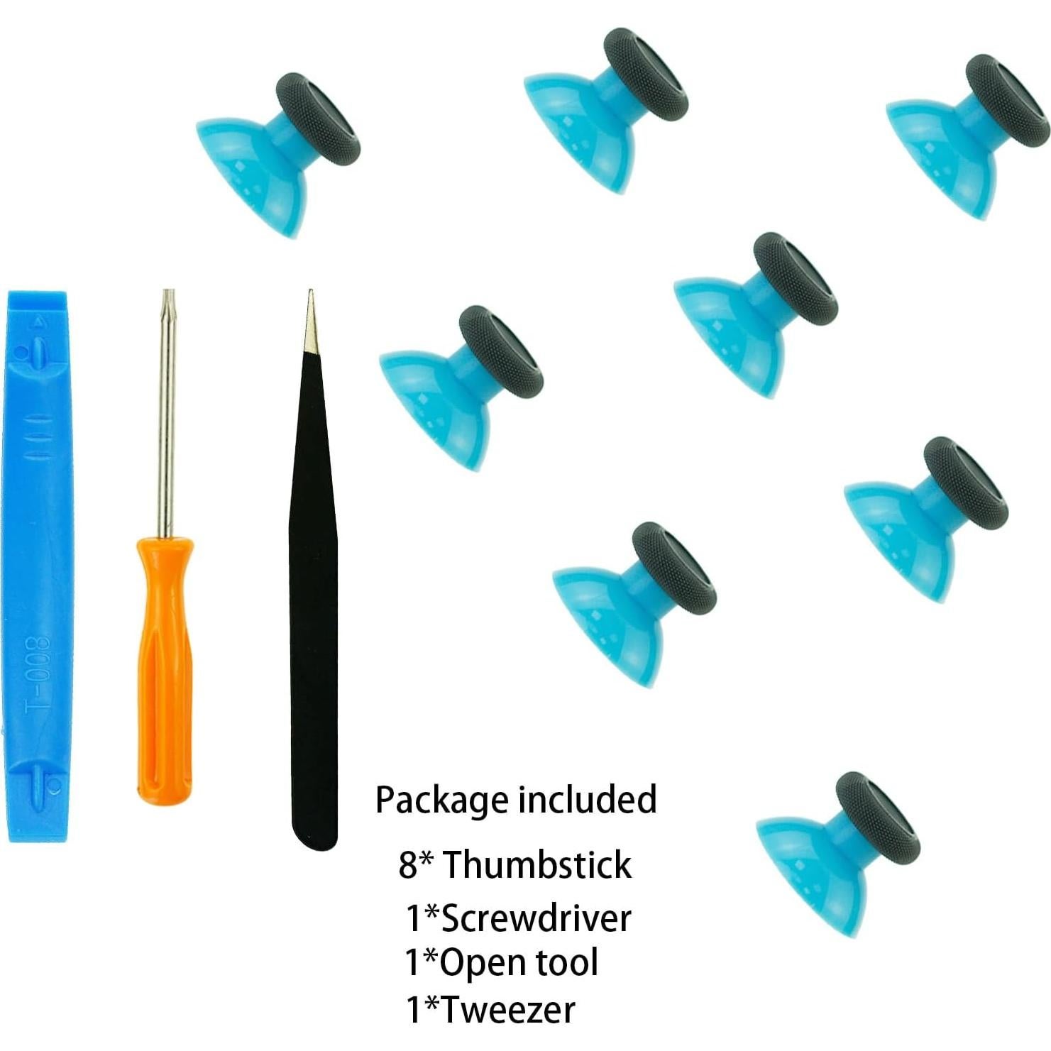 8 Piezas Reemplazo Thumbstick CTHTBZ para Controlador Xbox