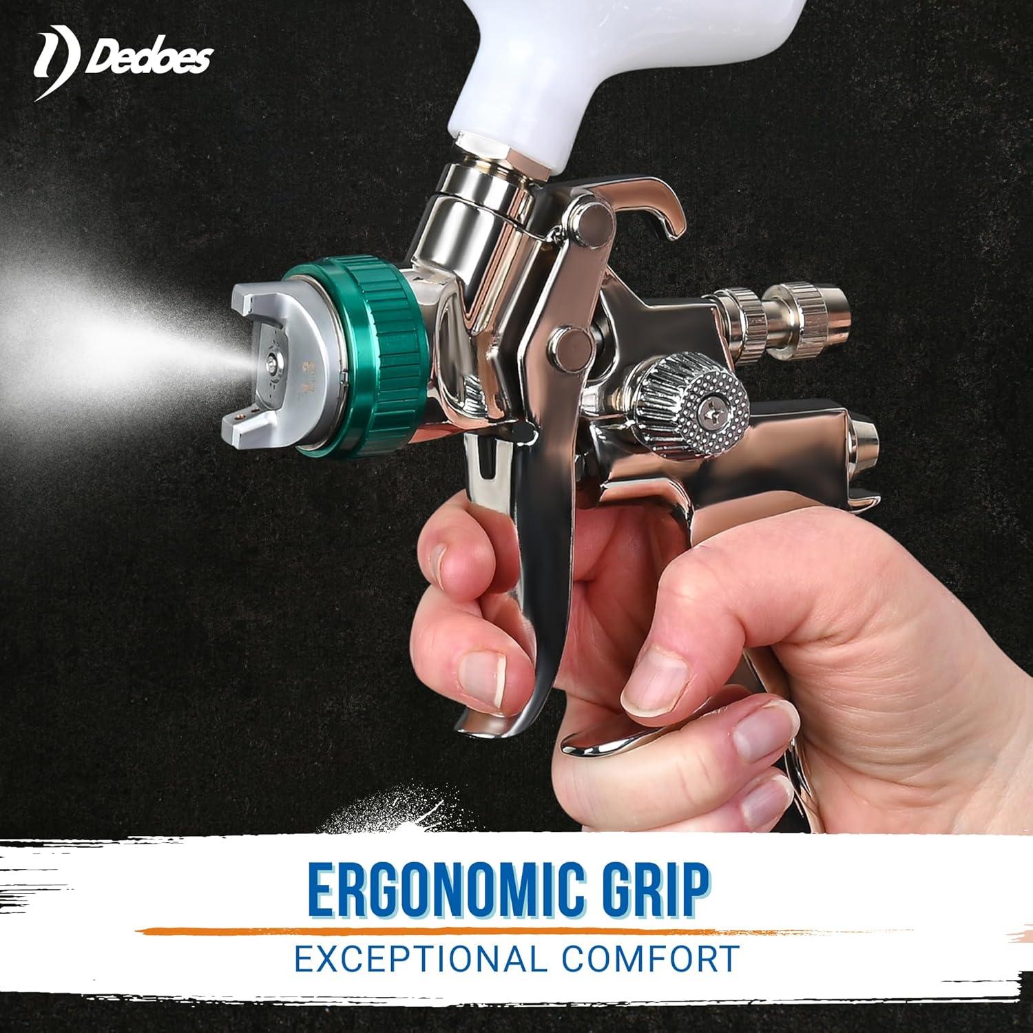 Pistola de Pulverización HVLP Dedoes P2786 1.3 mm 600 ml