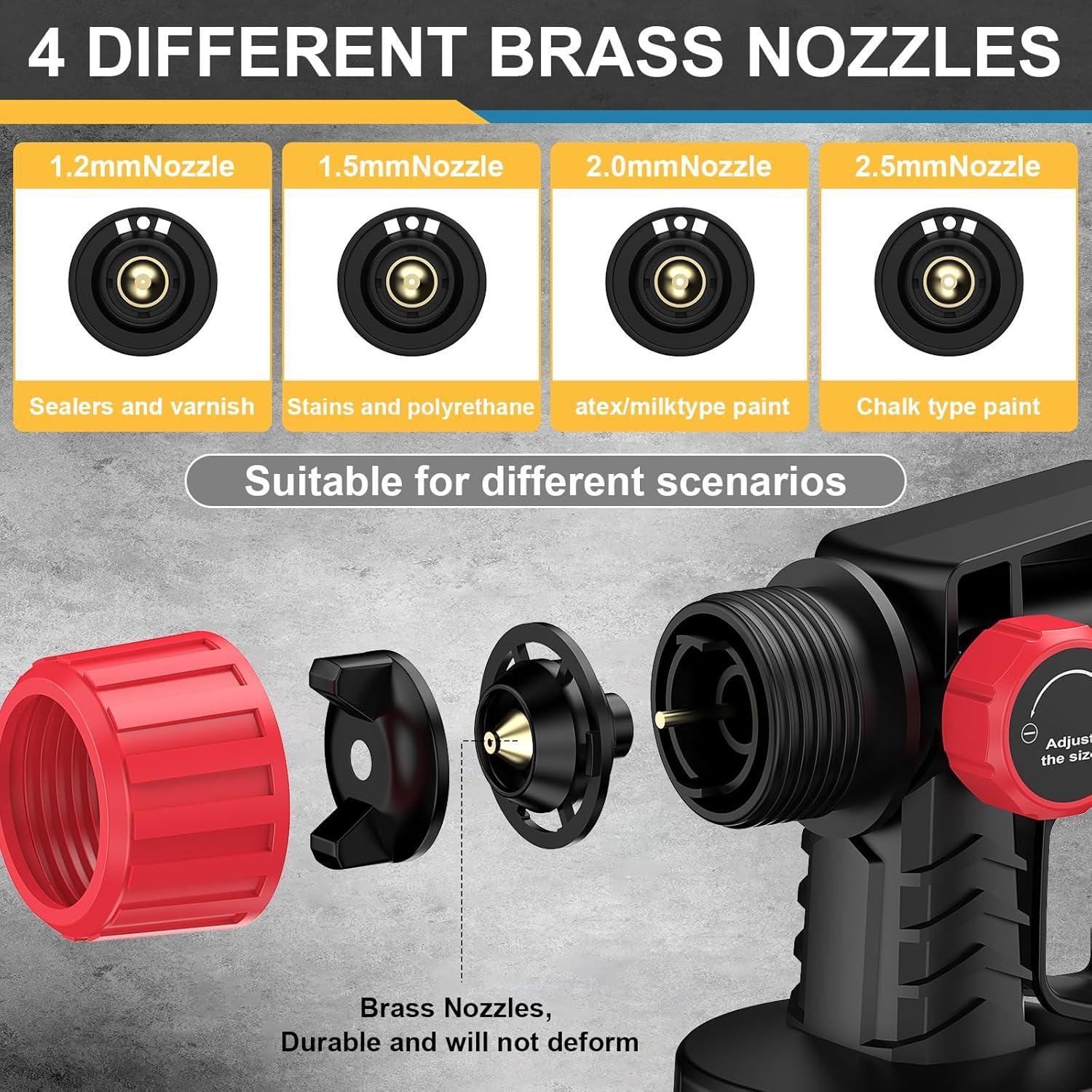 Pulverizador de Pintura Inalámbrico Monggoli CN-4000 1400ml