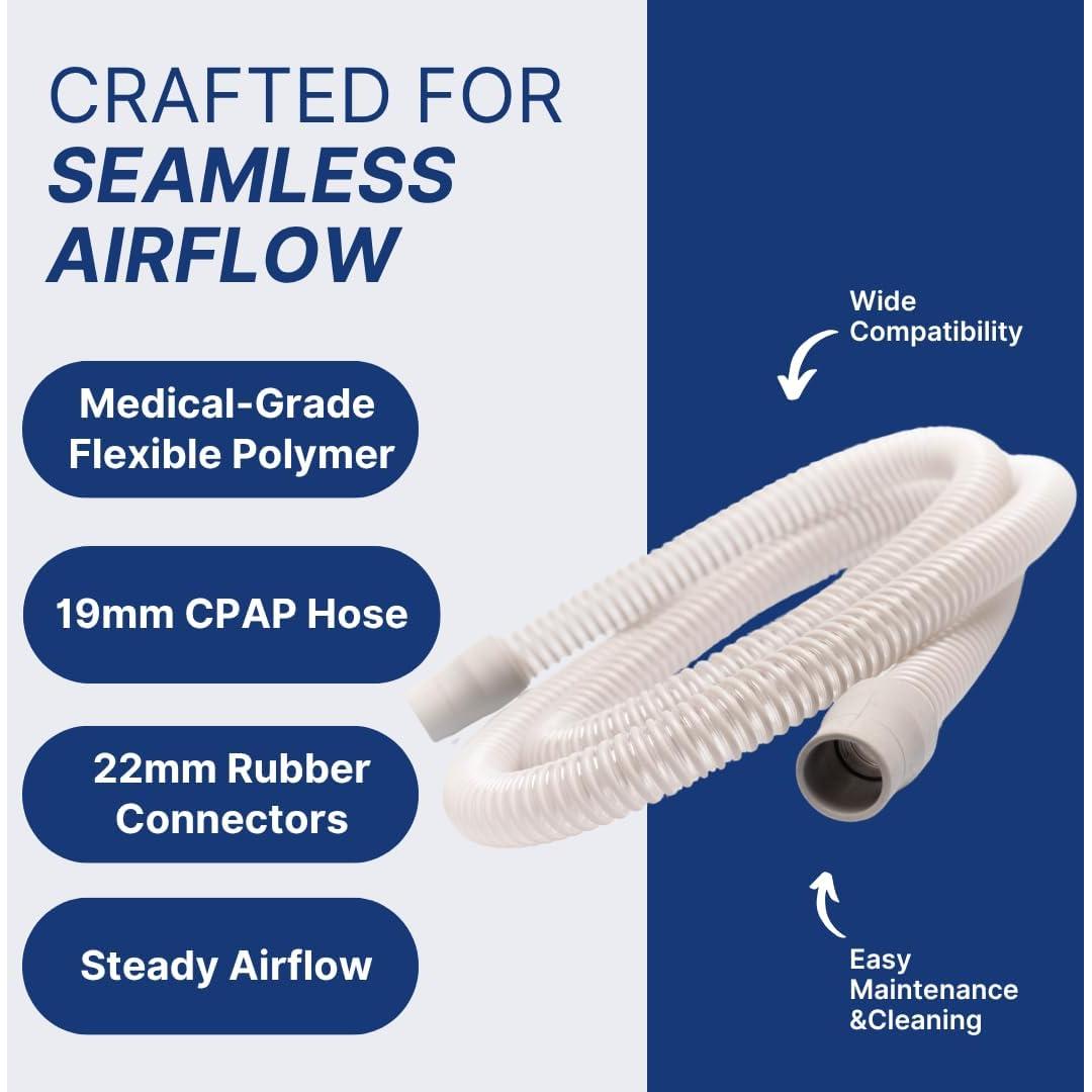 Manguera CPAP Universal Snugell 1.83 m - Compatible BiPAP y BiLevel