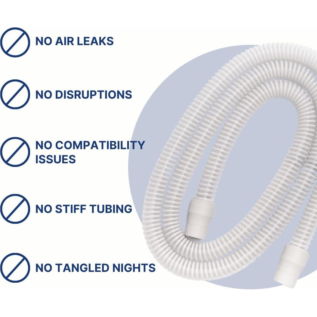Manguera CPAP Universal Snugell 1.83 m - Compatible BiPAP y BiLevel