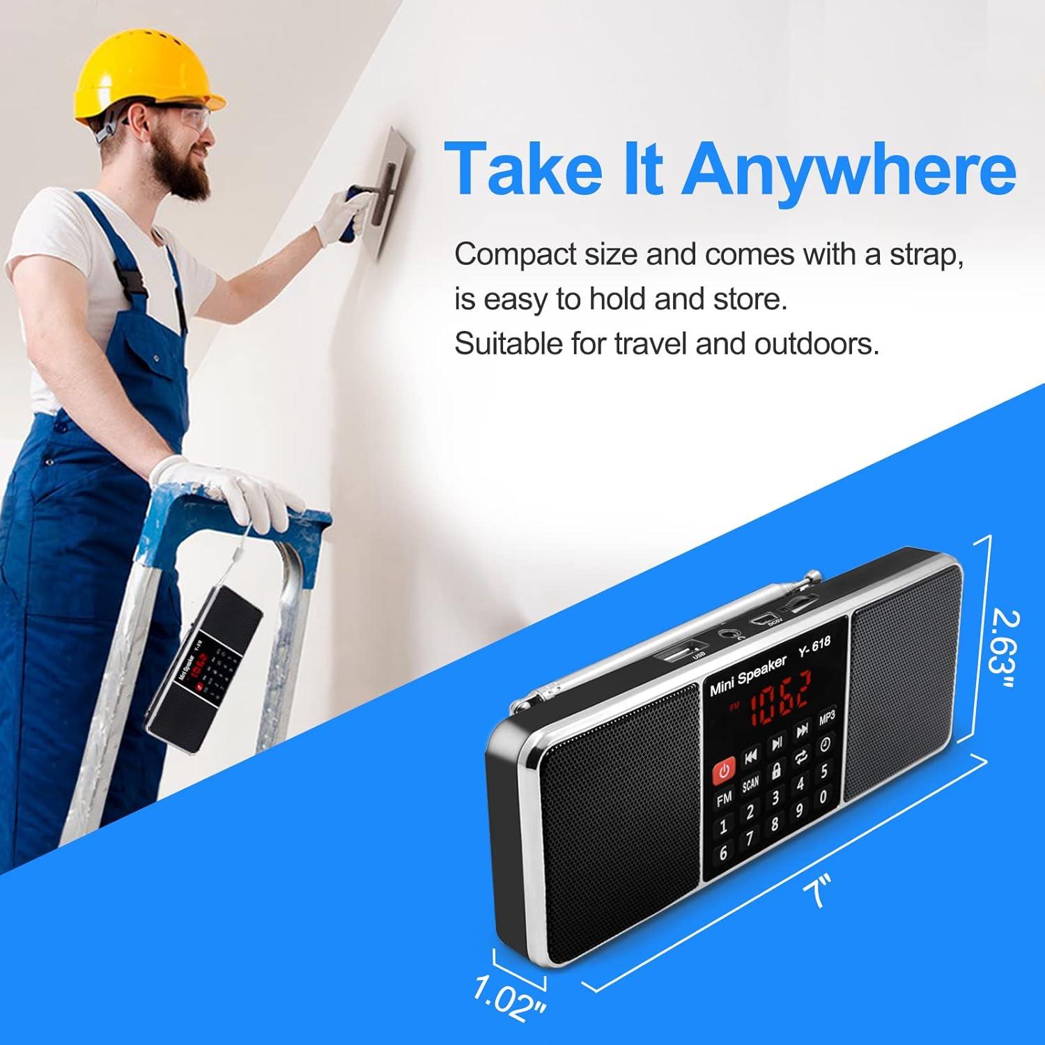 Altavoz Multimedia LEFON Y618 con Radio FM y Pantalla LED