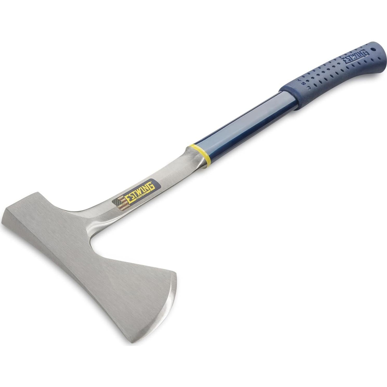 Hacha de Campista Estwing E45A - Acero Forjado 66 cm Azul