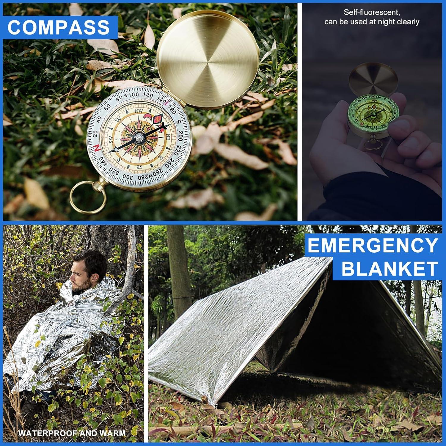 Kit de Supervivencia 30 en 1 Laufary - Camping y Aventura