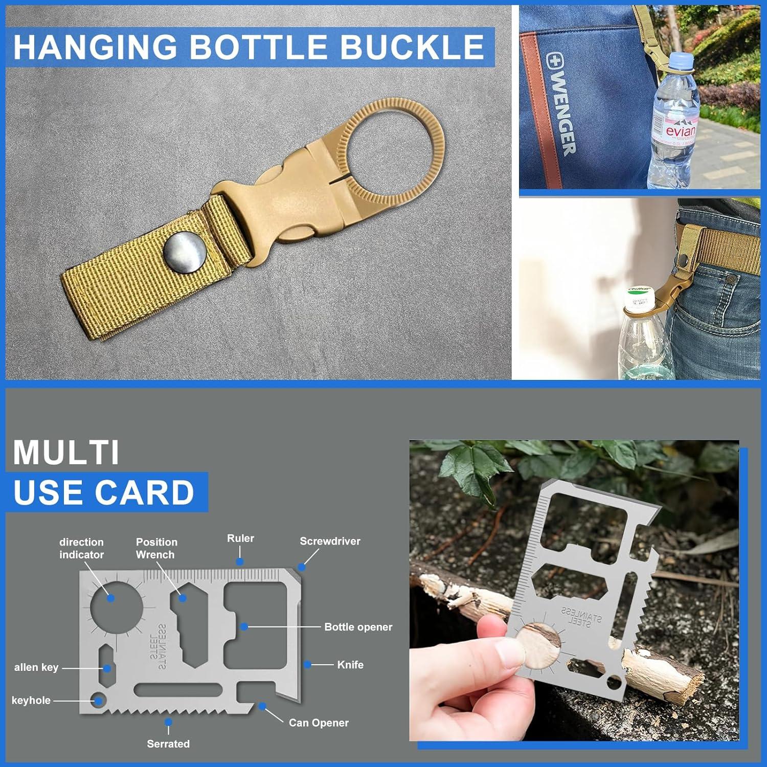 Kit de Supervivencia 30 en 1 Laufary - Camping y Aventura