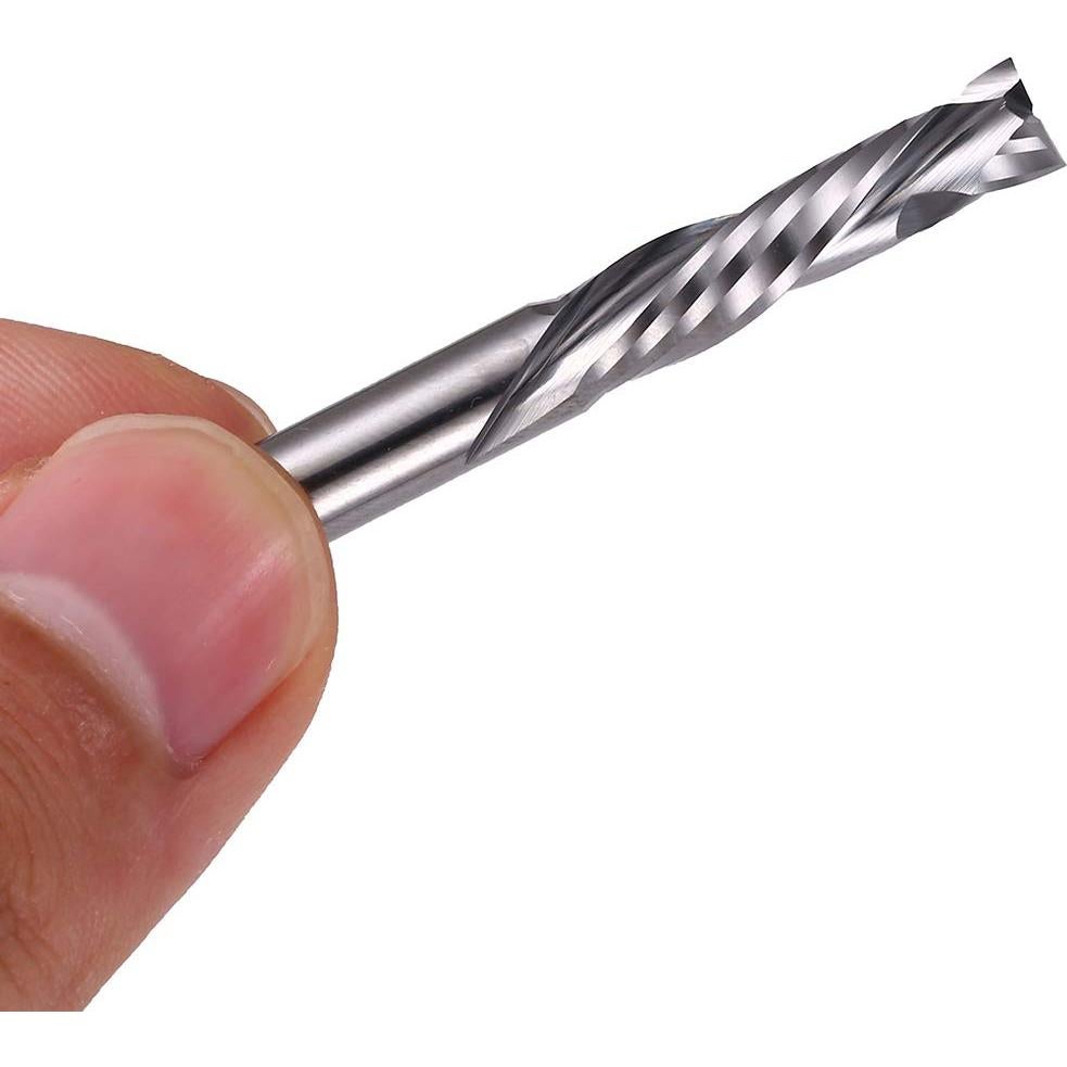 Cortador de Compresión HOZLY 6mm para Fresadora CNC