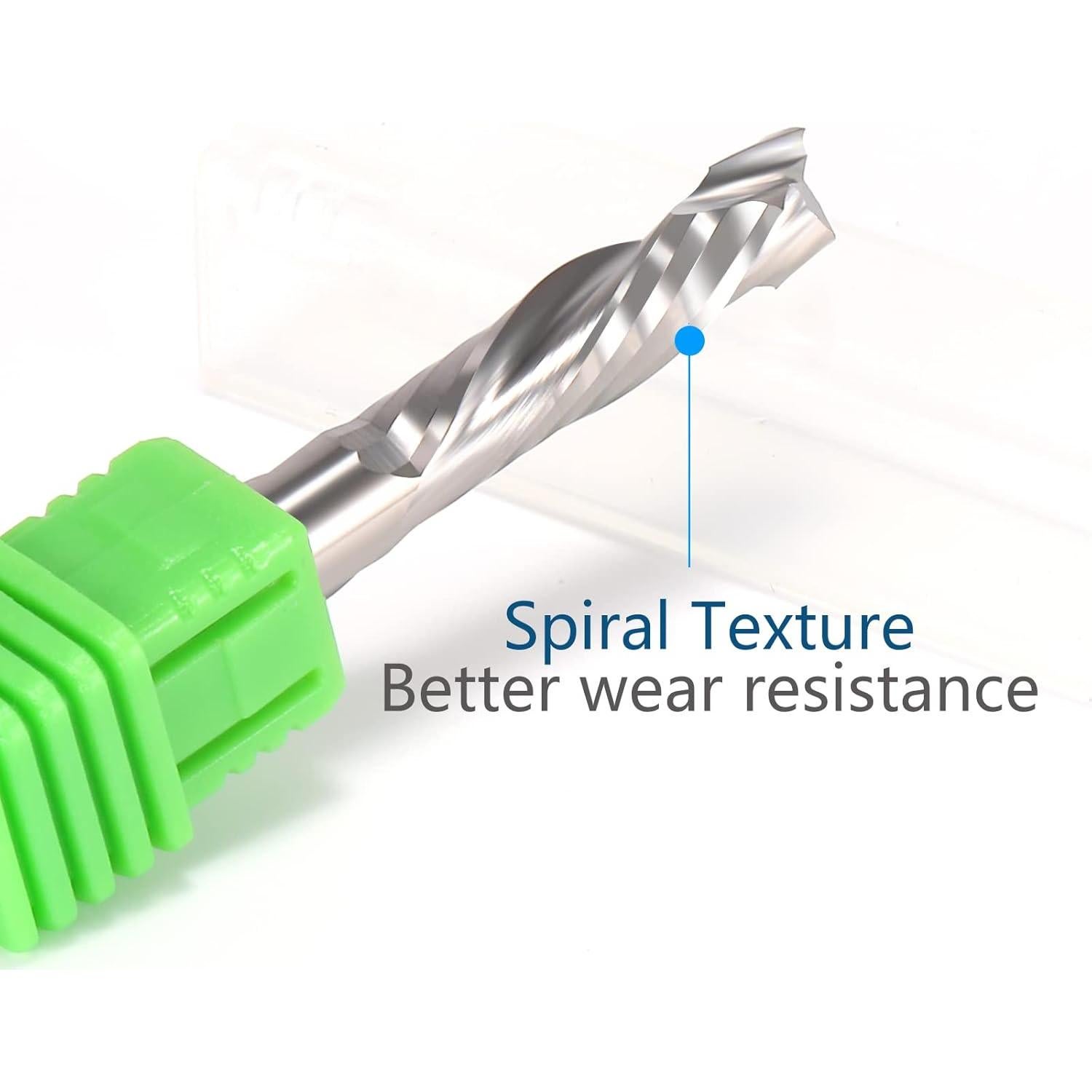 Cortador de Compresión HOZLY 6mm para Fresadora CNC