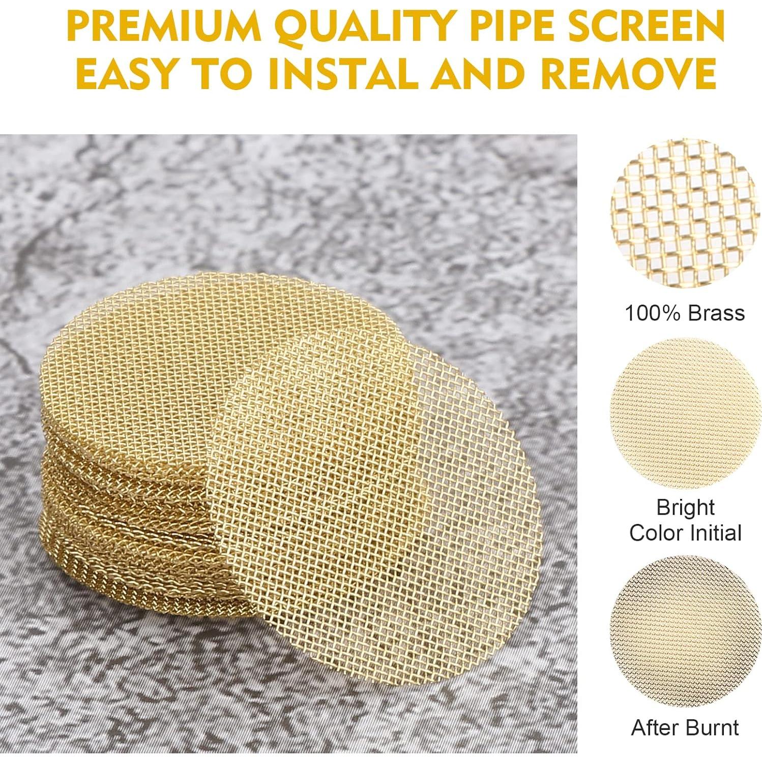 Pantallas de Tubo de Latón Scotte 200 Piezas 9.5mm